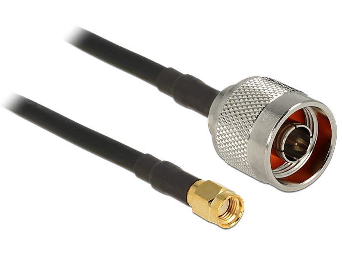 Delock Antennenkabel - RP-SMA männlich zu N-Anschluss