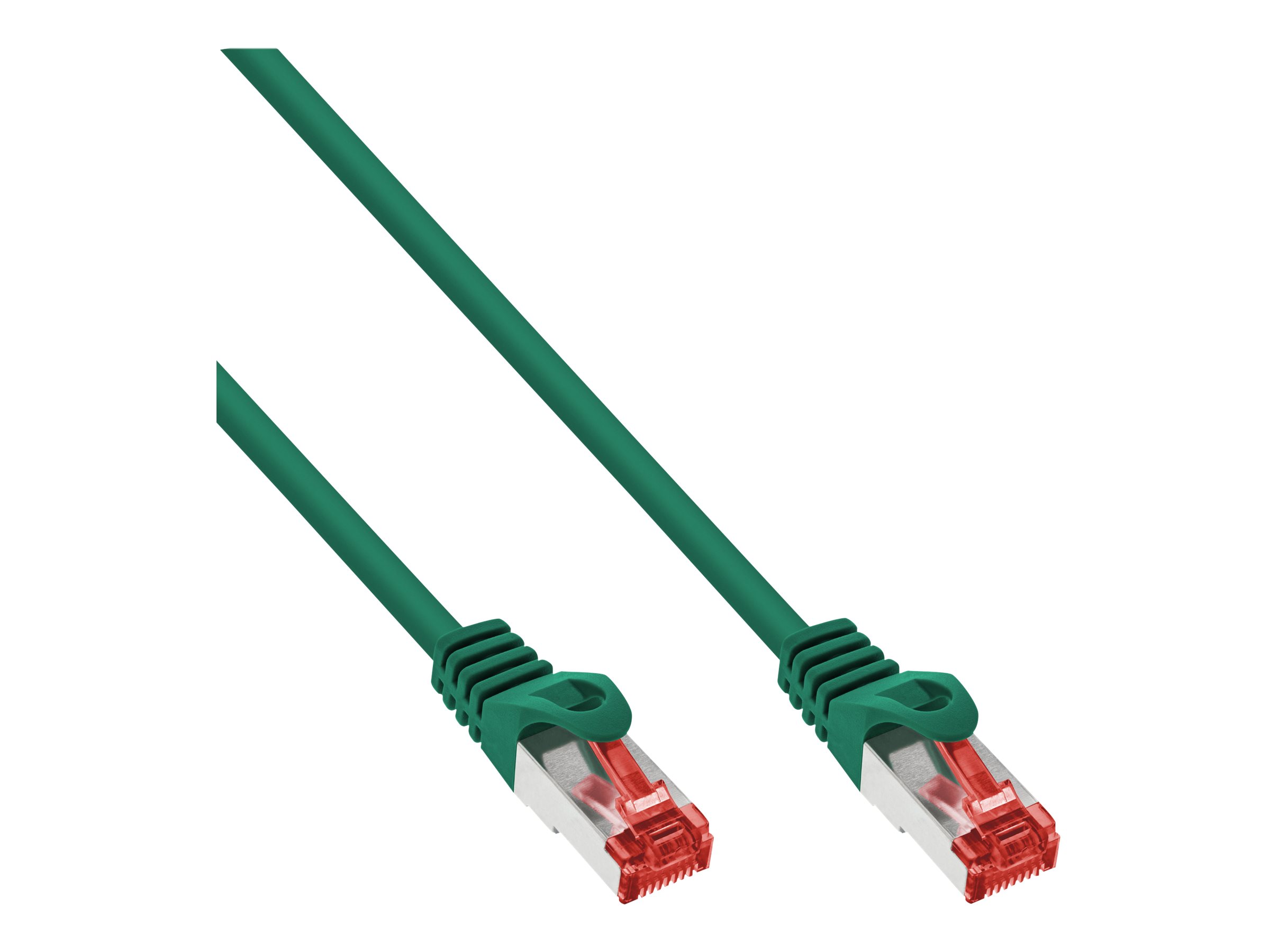 InLine 40er Bulk-Pack Patchkabel - S/FTP (PiMf) - Cat.6 - PVC - CU - grün - 2m