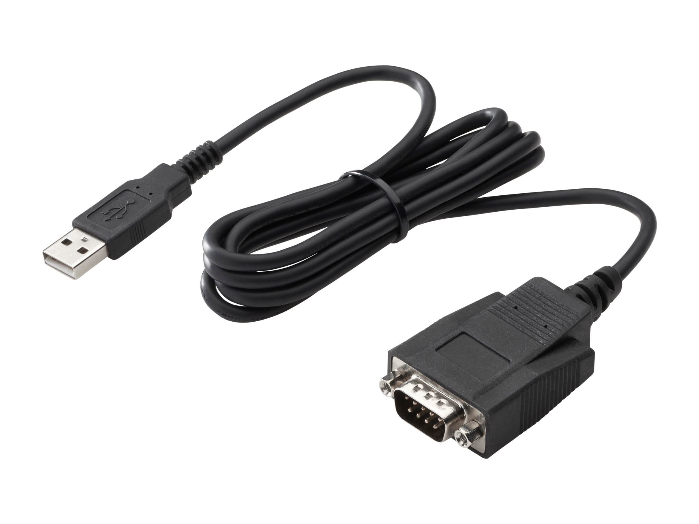 HP  Serieller Adapter - USB - RS-232 x 1 - Schwarz