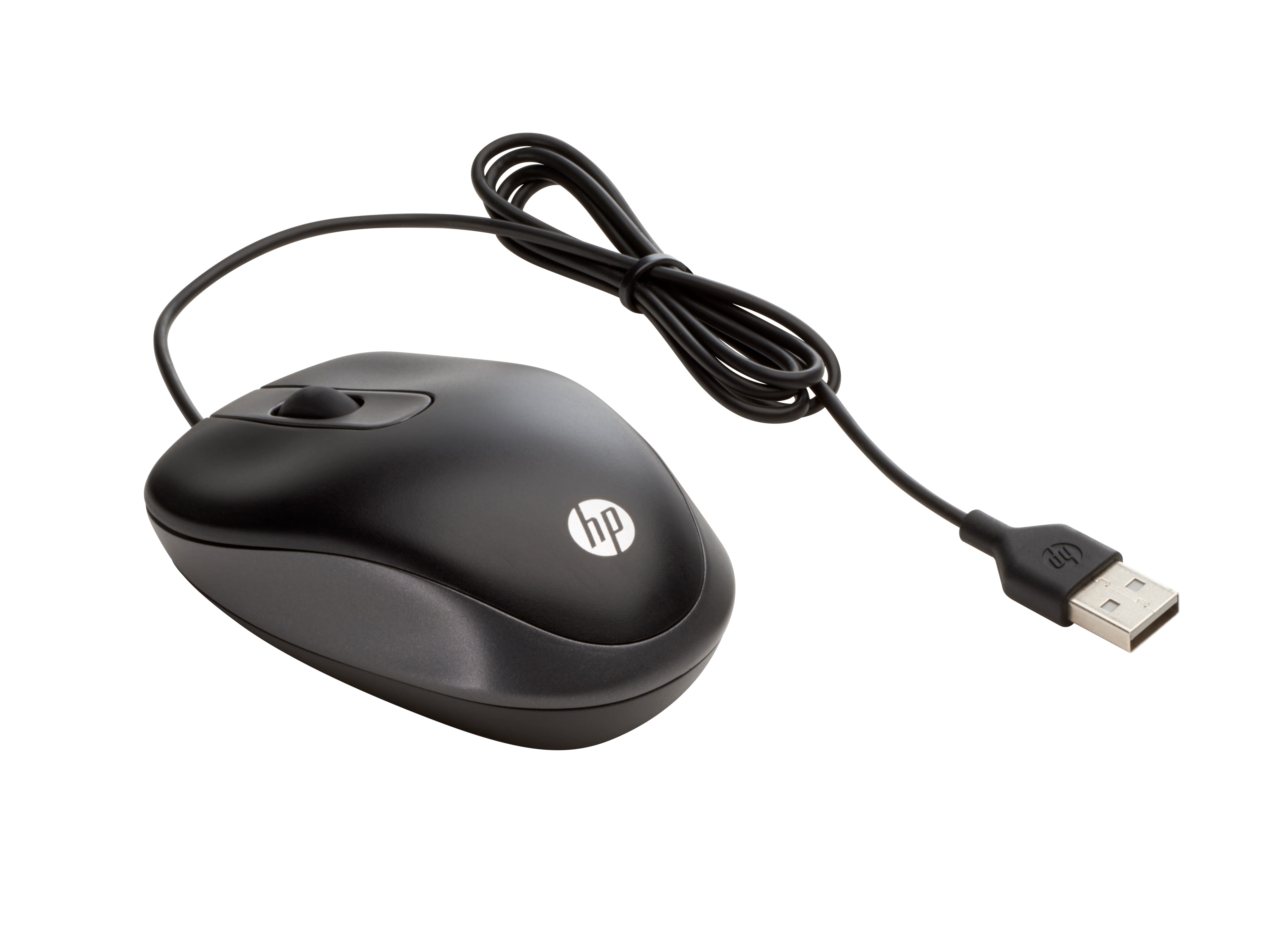 HP Travel - Maus - optisch - 3 Tasten - kabelgebunden