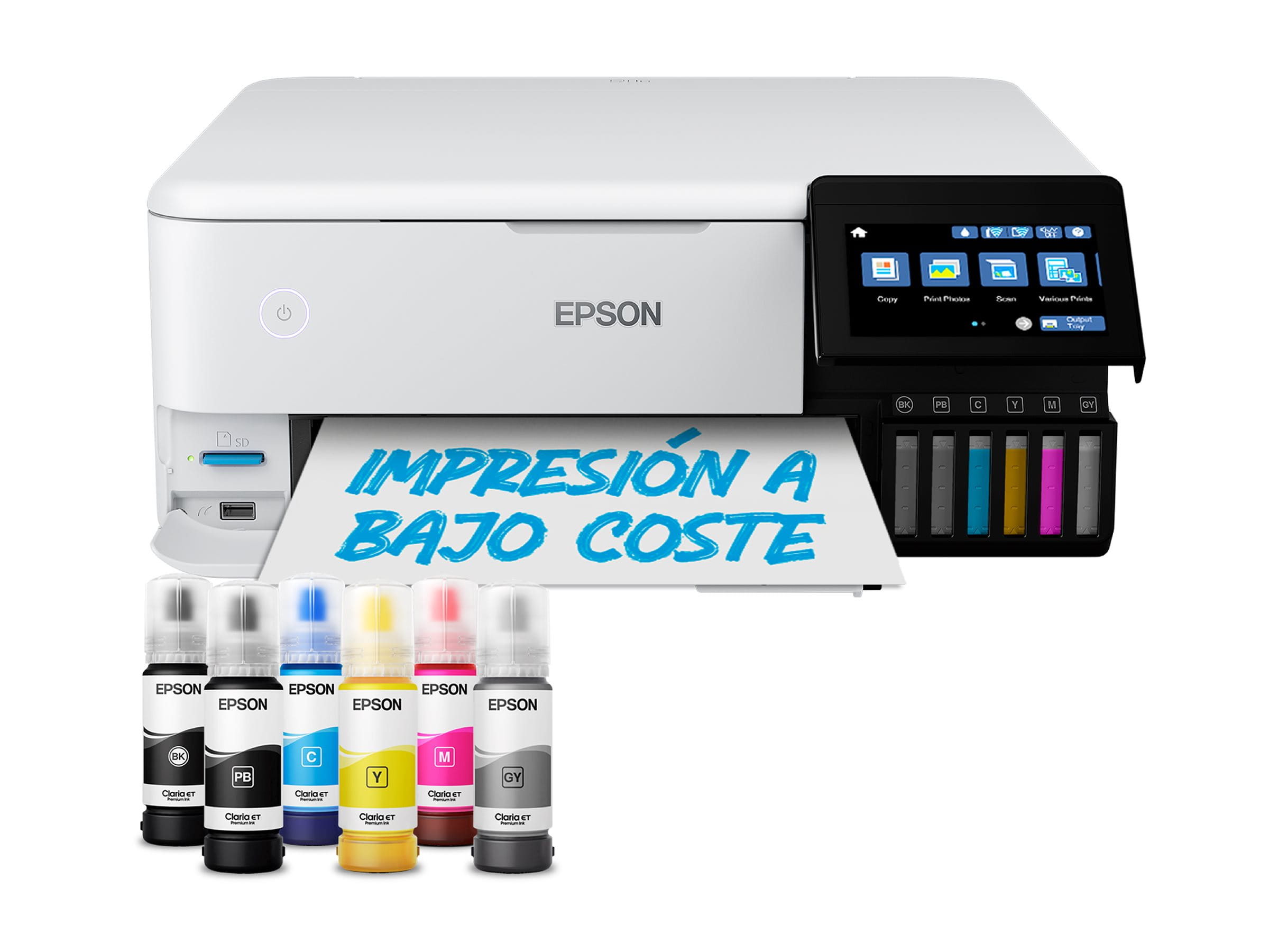 Epson EcoTank ET-8500 - Multifunktionsdrucker - Farbe - Tintenstrahl - wiederbefüllbar - A4/Letter (Medien)