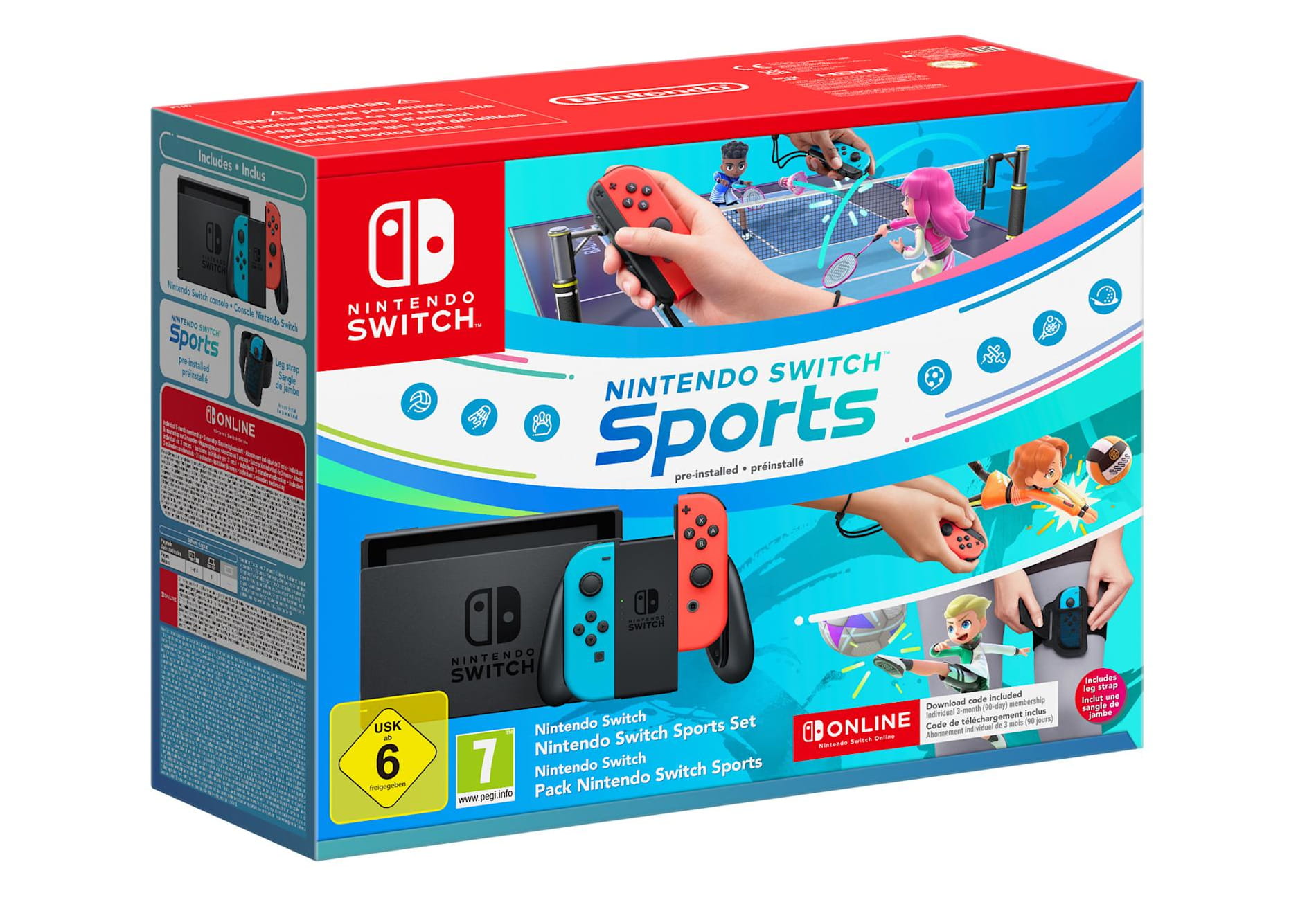 Nintendo Switch - Spielkonsole - Full HD - Neon