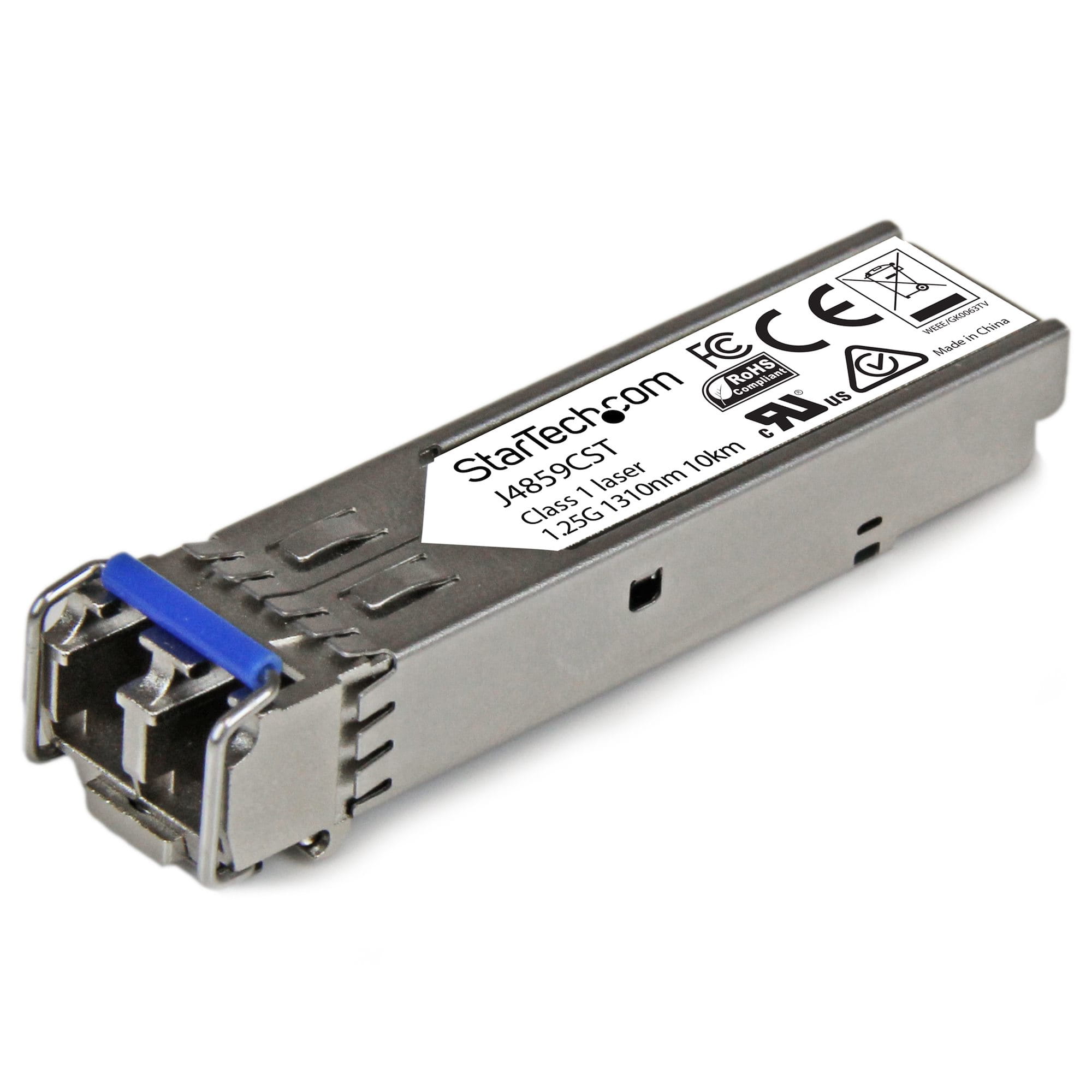 StarTech.com Gigabit LWL SFP Transceiver Modul - HP J4859C kompatibel - SM/MM LC mit DDM - 10km / 550m - 1000Base-LX - SFP (Mini-GBIC)-