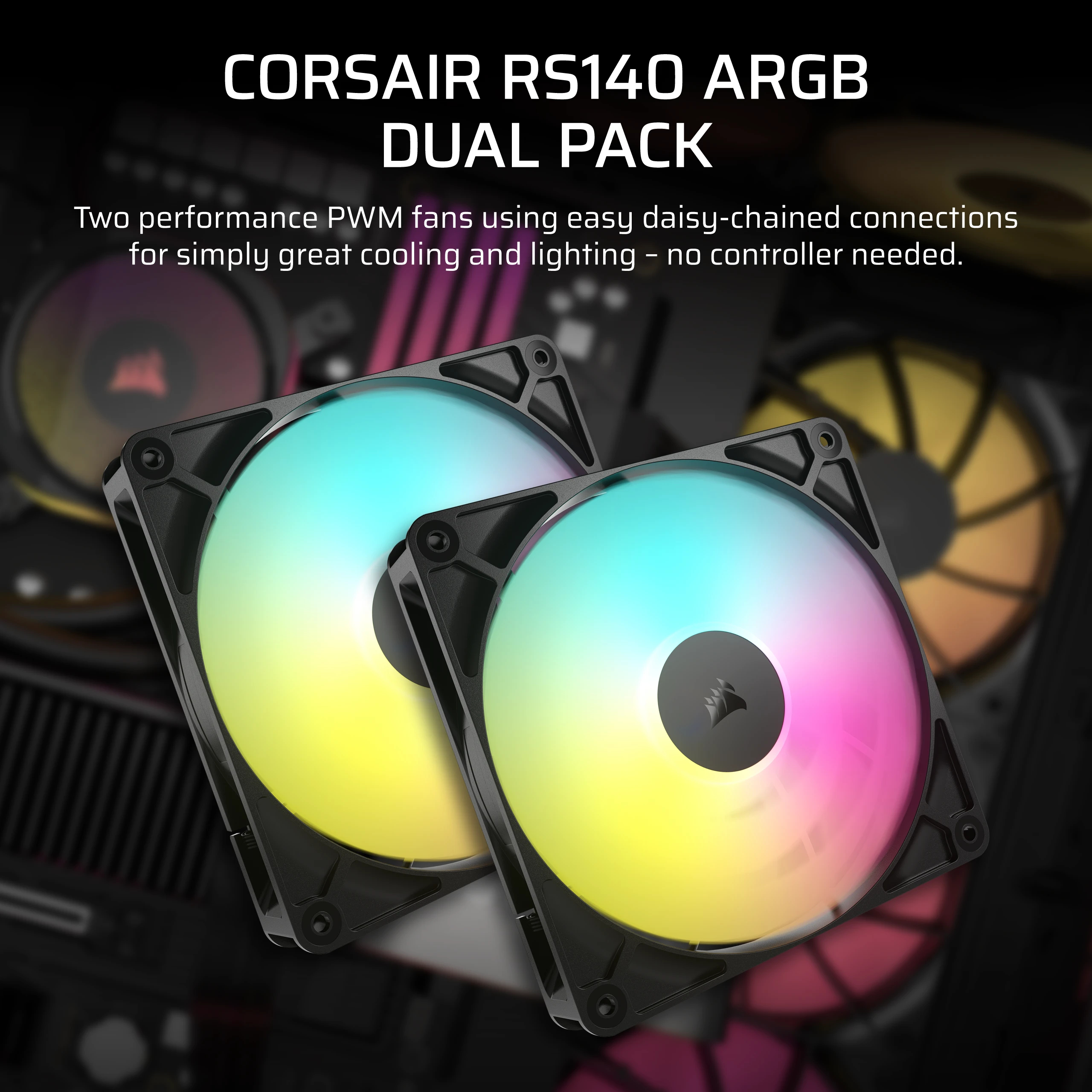 Corsair RS140 ARGB - Gehäuselüfter - 140 mm