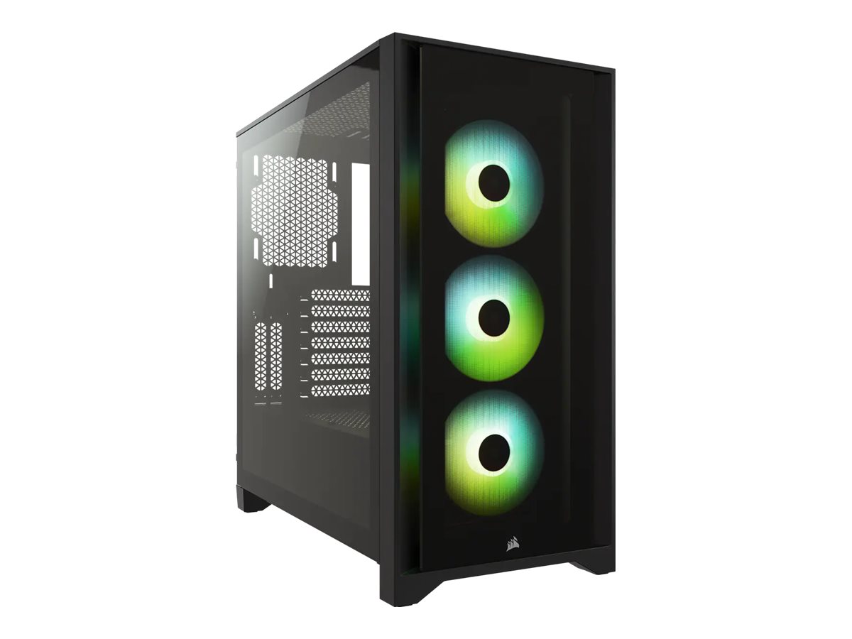 Corsair iCUE 4000X RGB - Tower - ATX - Seitenteil mit Fenster (gehärtetes Glas)