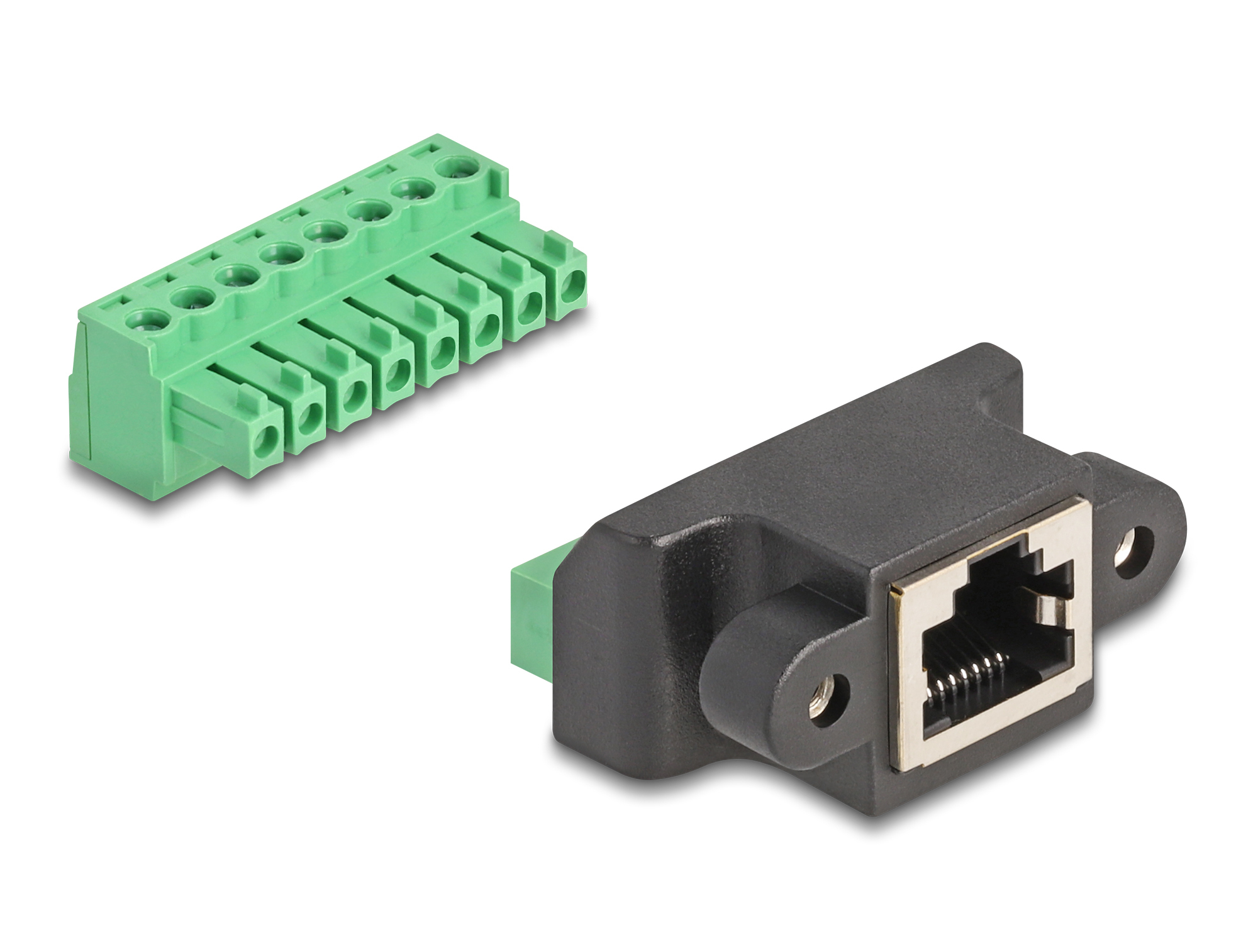 Delock Netzwerkanschluss - RJ-45 (W) zu 8-polige
