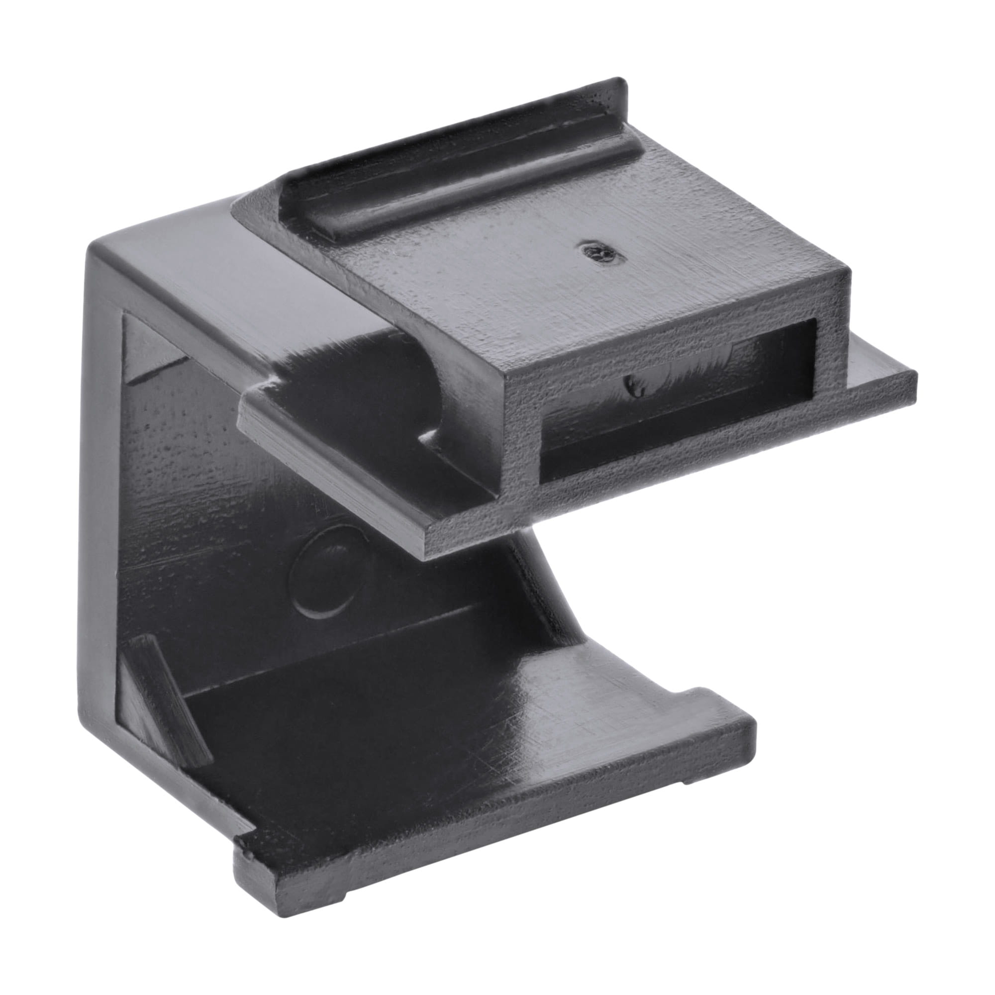 InLine Keystone SNAP-In Blindabdeckung für Modul Steckplatz - schwarz 10er Pack