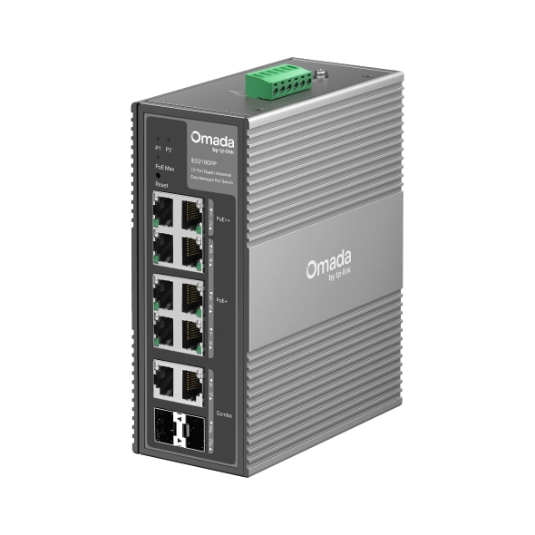 TP-LINK Omada IES210GPP V1.6 - Switch - industriell - managed - 6 x 10/100/1000 (PoE+)