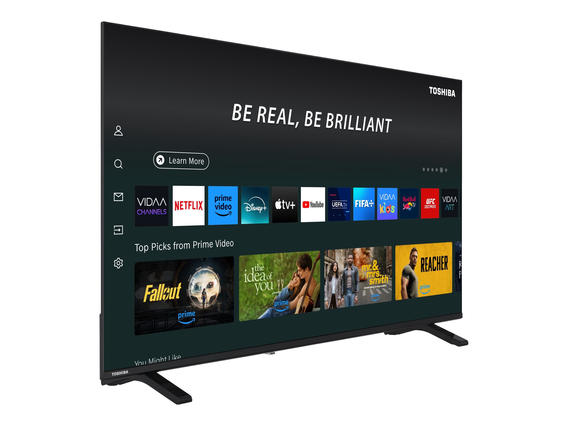 Toshiba 50UV1563DD - 126 cm (50") Diagonalklasse UV15 Series LCD-TV mit LED-Hintergrundbeleuchtung - Smart TV - VIDAA - 4K UHD (2160p)