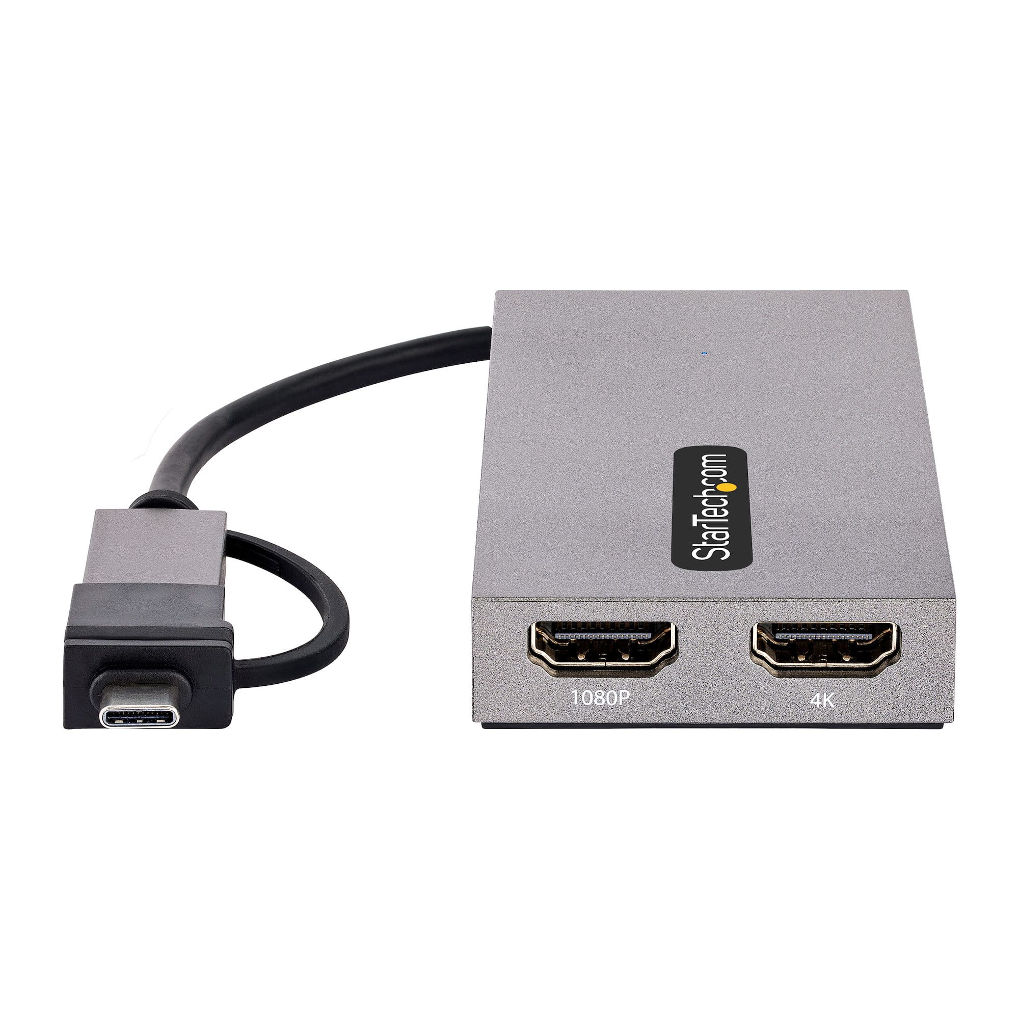 StarTech.com USB HDMI Dual Monitor Adapter, USB A/C zu 2x HDMI (4K & FHD)