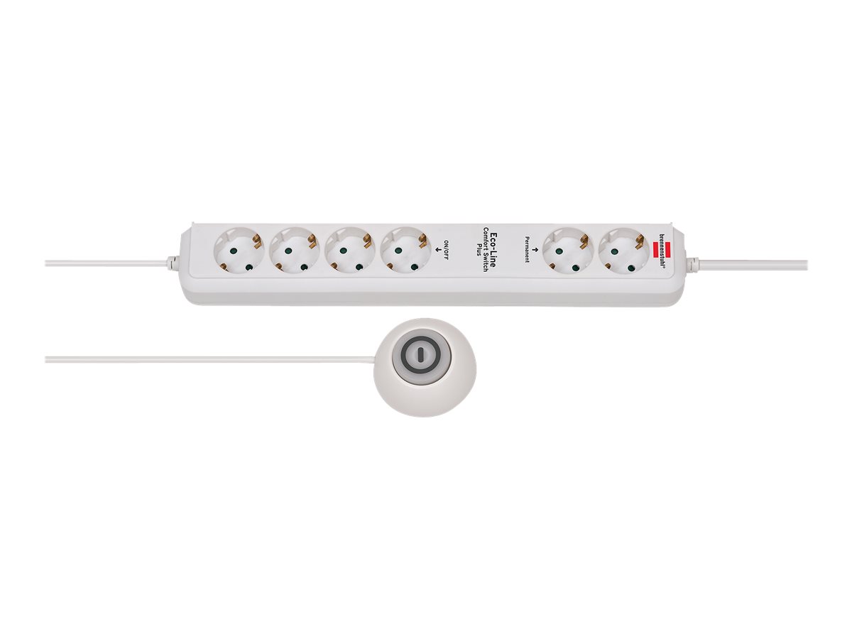 Brennenstuhl Eco-Line Extension Socket Comfort