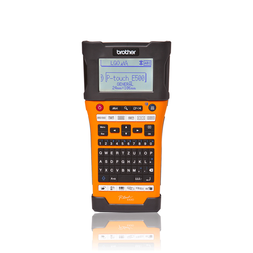 Brother P-Touch PT-E500VP - Beschriftungsgerät - s/w - Thermotransfer - Rolle (2,4 cm)
