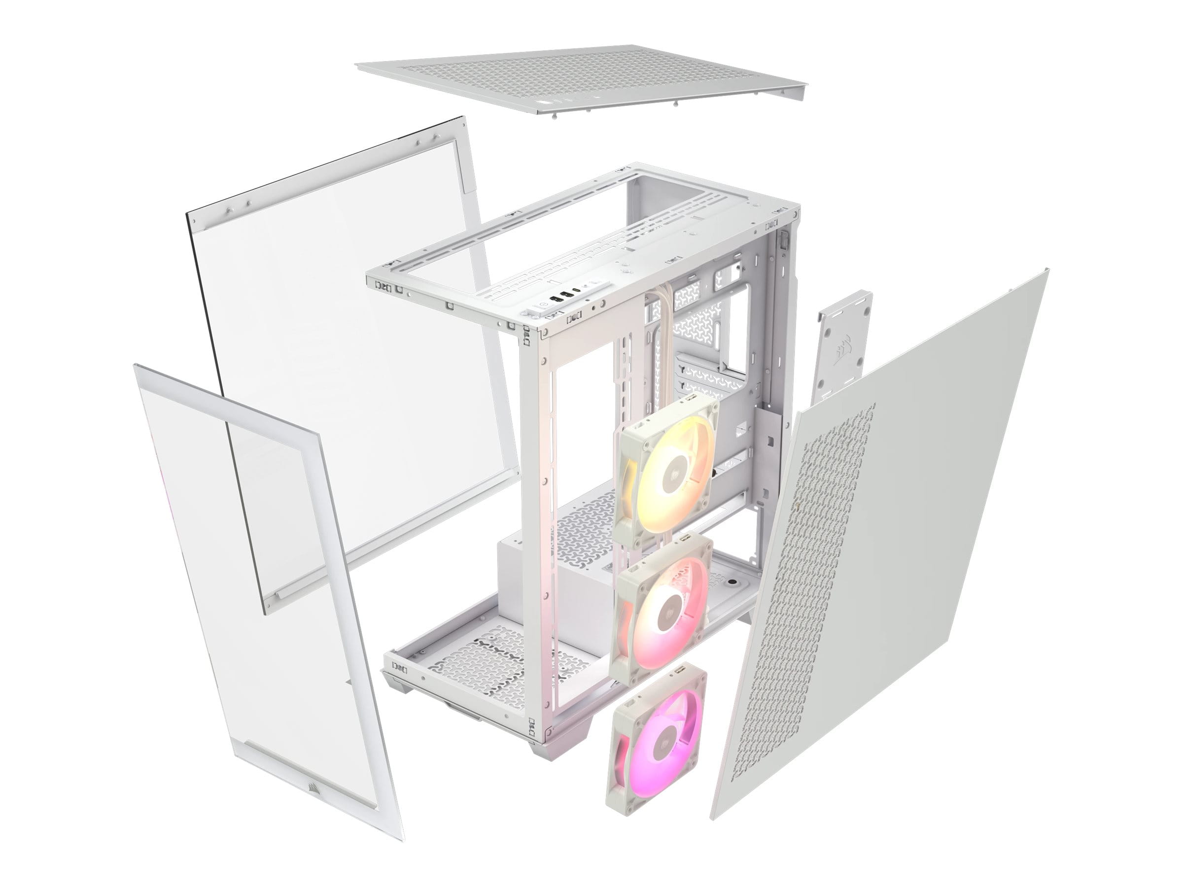 Corsair iCUE LINK 3500X RGB - Mid tower - E-ATX - Seitenteil mit Fenster (gehärtetes Glas)