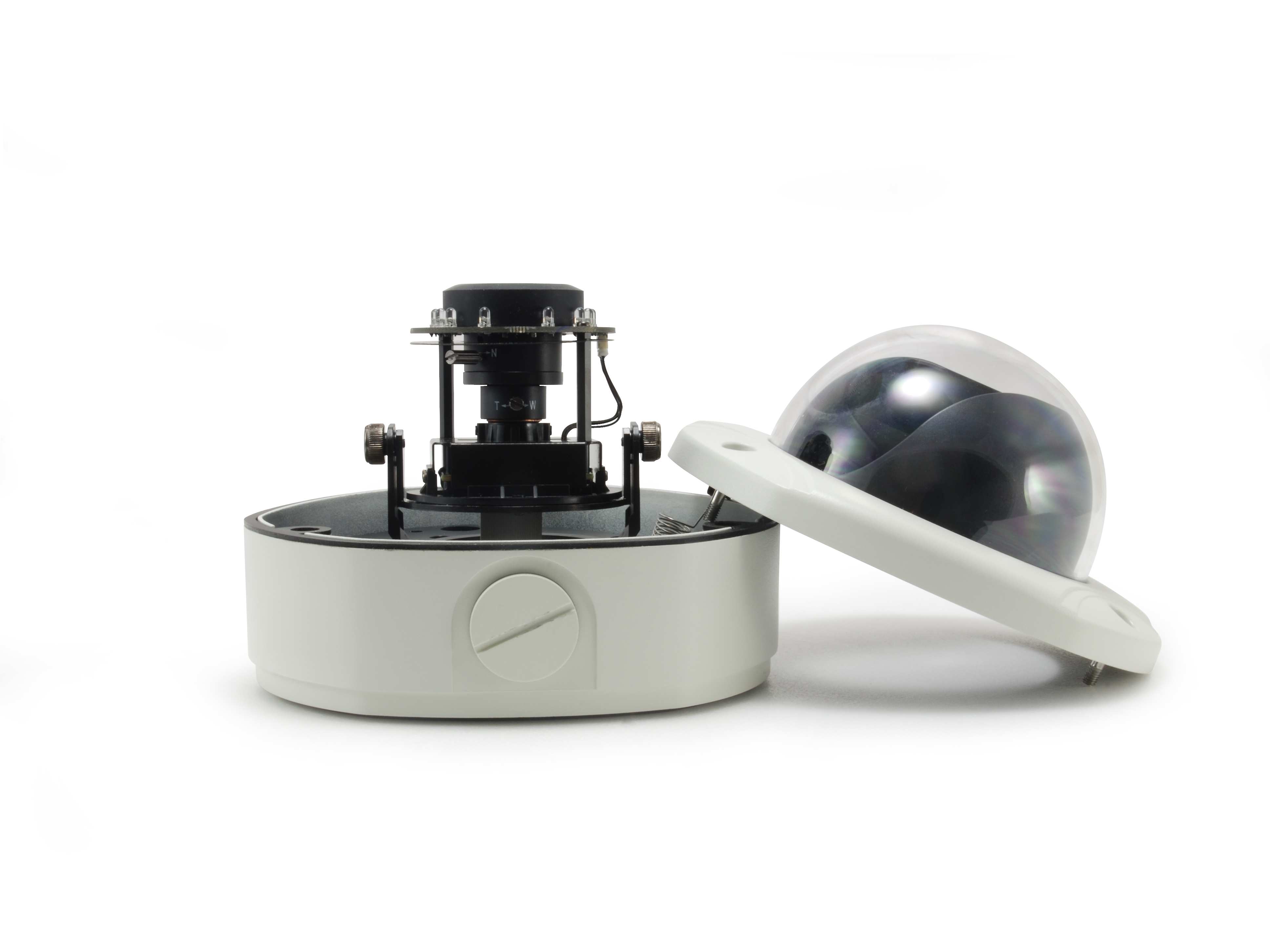 LevelOne Fixed Dome Network Camera, 3-Megapixel, Outdoor, PoE 802.3af, Day & Night, IR LEDs, WDR, IP-Sicherheitskamera, Draußen, Kabelgebunden, CE, FCC, ONVIF, IK10, NEMA 4X, Decke/Wand, Schwarz, Weiß