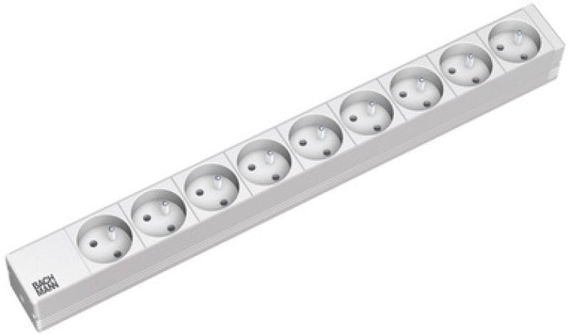 Bachmann Steckdosenleiste (Rack - einbaufähig) - Ausgangsanschlüsse: 9 (Stromversorgung)