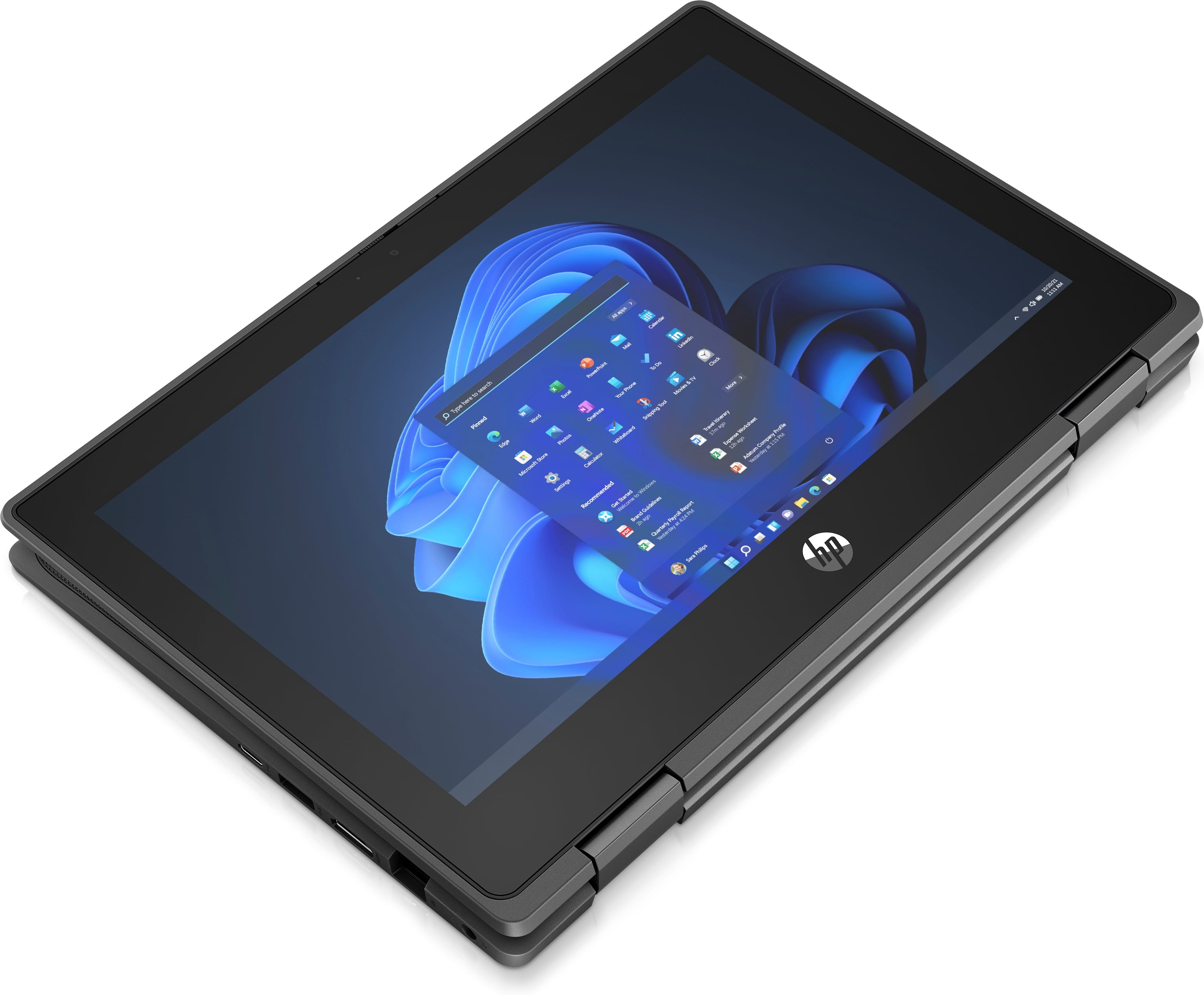 HP Pro x360 Fortis 11 G10 Notebook - Flip-Design - Intel Core i3 1210U / 1 GHz - Win 11 Pro - Intel Iris Xe Grafikkarte - 8 GB RAM - 256 GB SSD NVMe, HP Value - 29.5 cm (11.6")