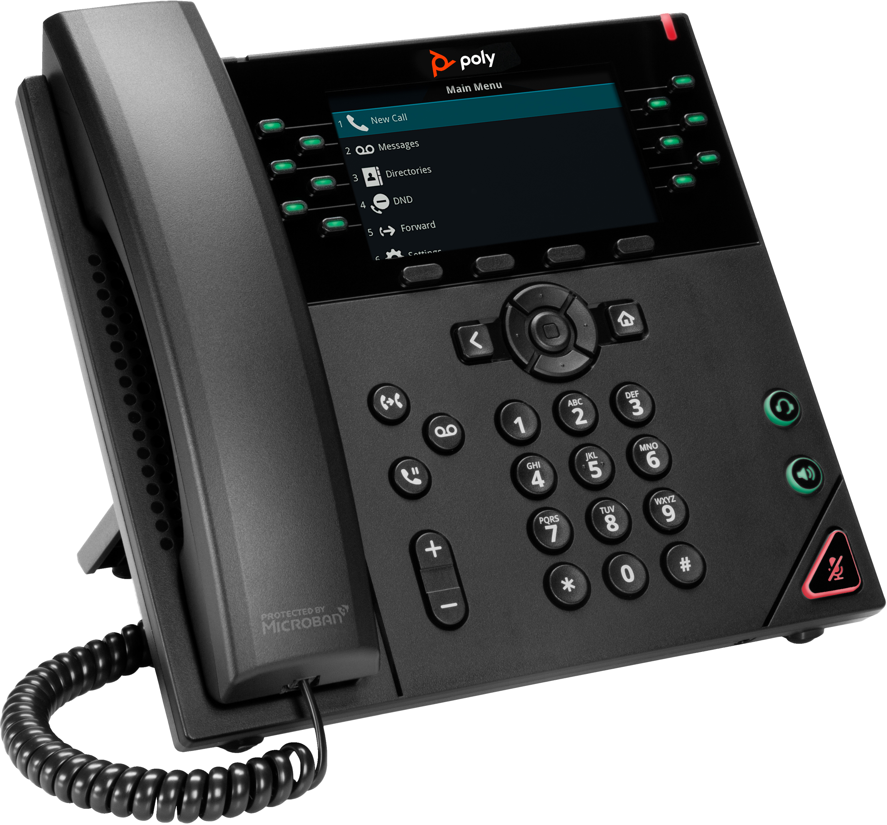 Poly VVX 450 - VoIP-Telefon - dreiweg Anruffunktion