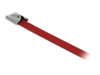 Delock Kabelbinder - 30 cm - Rot (Packung mit