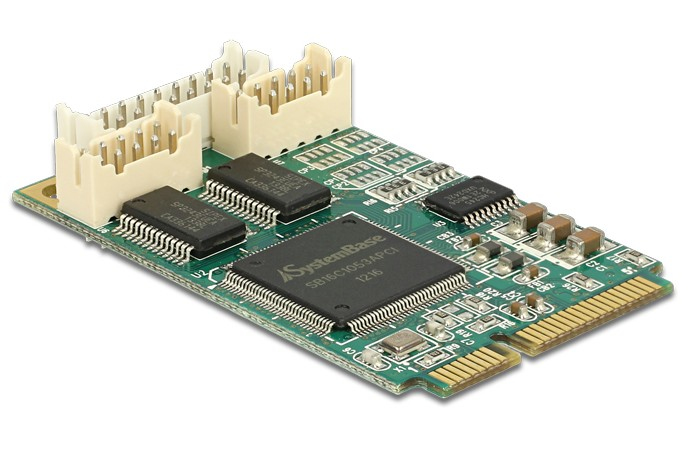 Delock MiniPCIe I/O PCIe full size 2 x Serial