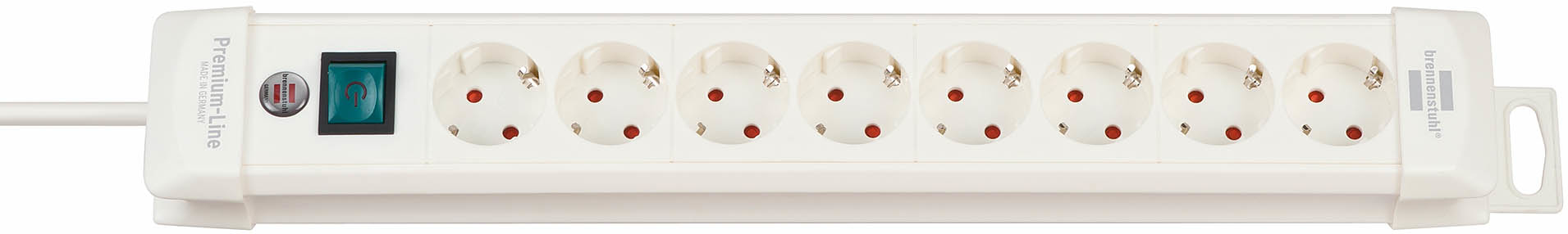 Brennenstuhl Premium-Line extension socket H05VV-F 3G1,5 - Steckdosenleiste - Eingabe, Eingang Stromversorgung - Ausgangsanschlüsse: 8 (Stromversorgung)