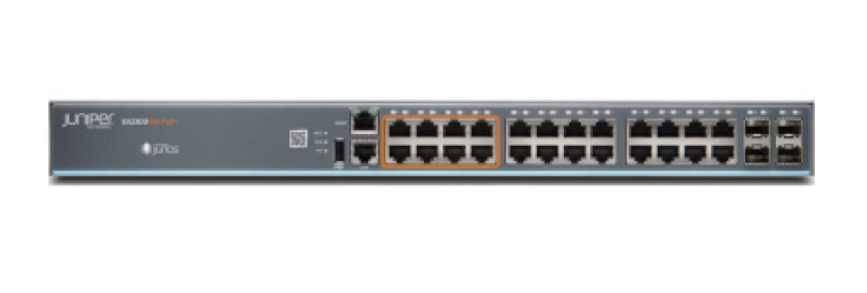Juniper EX Series EX2300-24MP - Switch - L3 - managed - 16 x 10/100/1000 (PoE+)