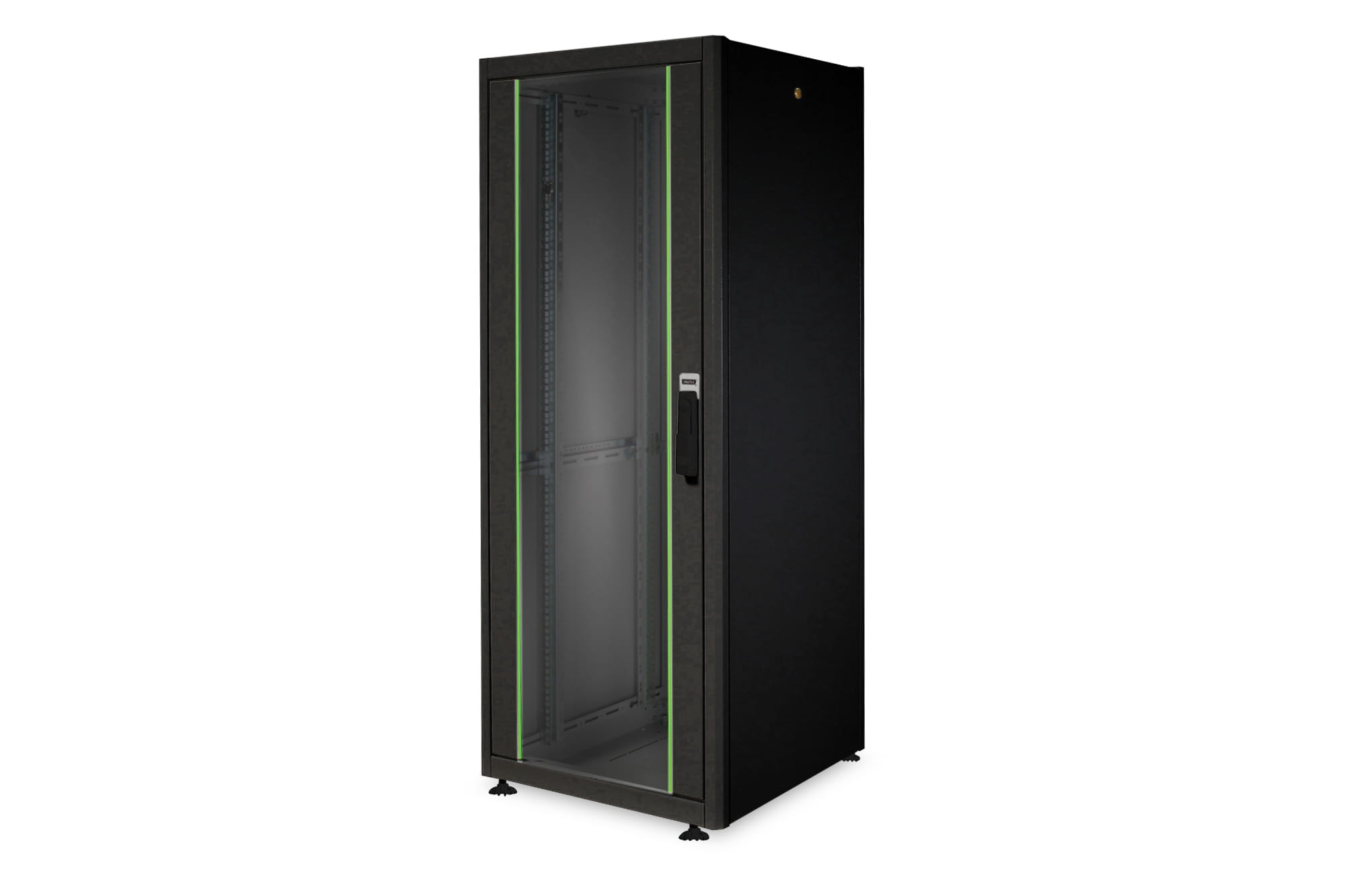 DIGITUS Professional Dynamic Basic Series DN-19 32U-6/6-DB - Schrank Netzwerkschrank - Schwarz, RAL 9005 - 32U - 48.3 cm (19")