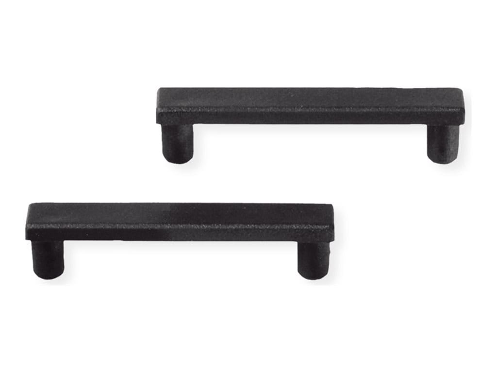 Bachmann Sicherheitsabdeckung für Stromleiste - Schwarz (Packung mit 2)