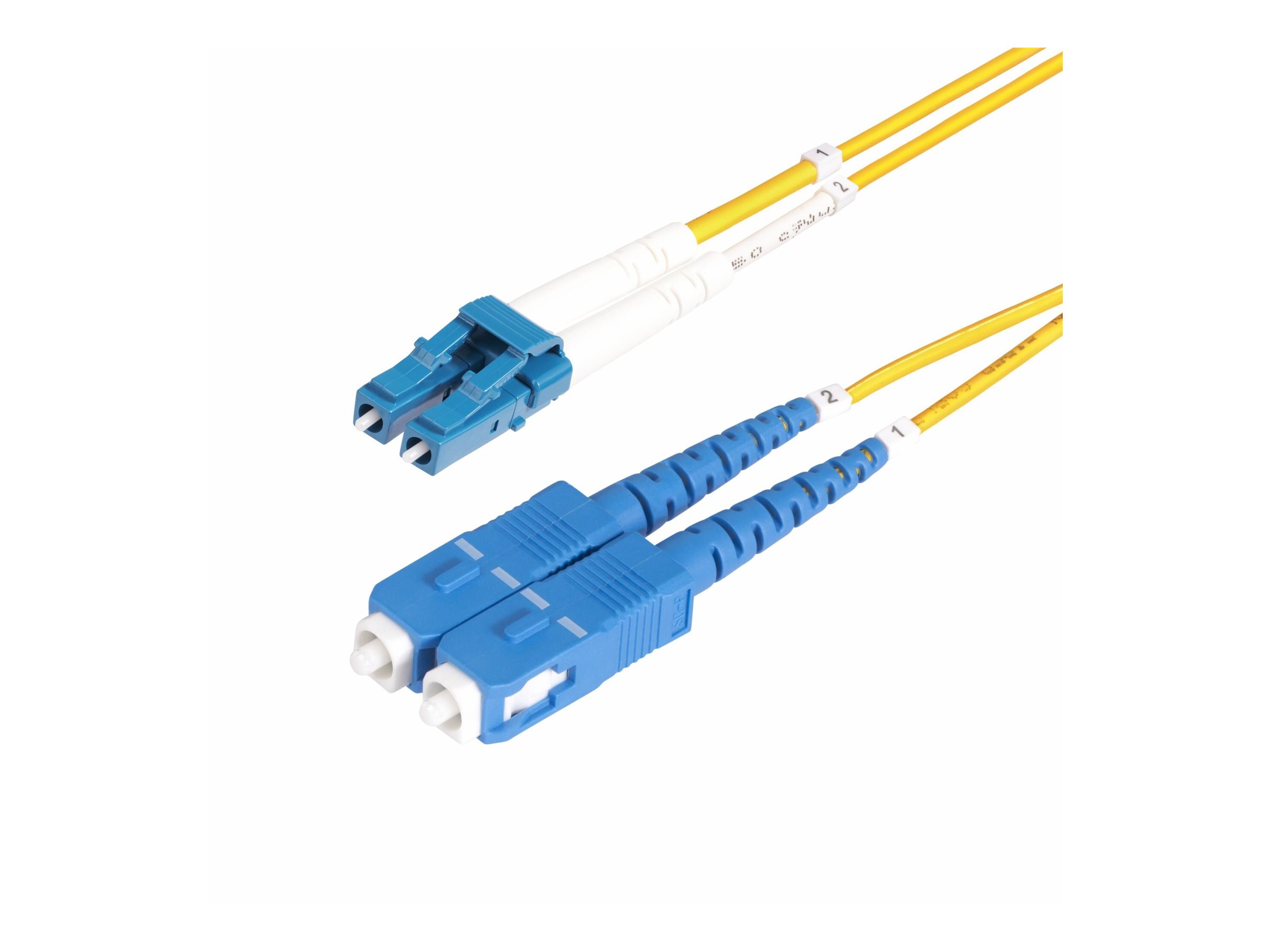 StarTech.com 15m OS2 LWL Patchkabel LC zu SC (UPC)