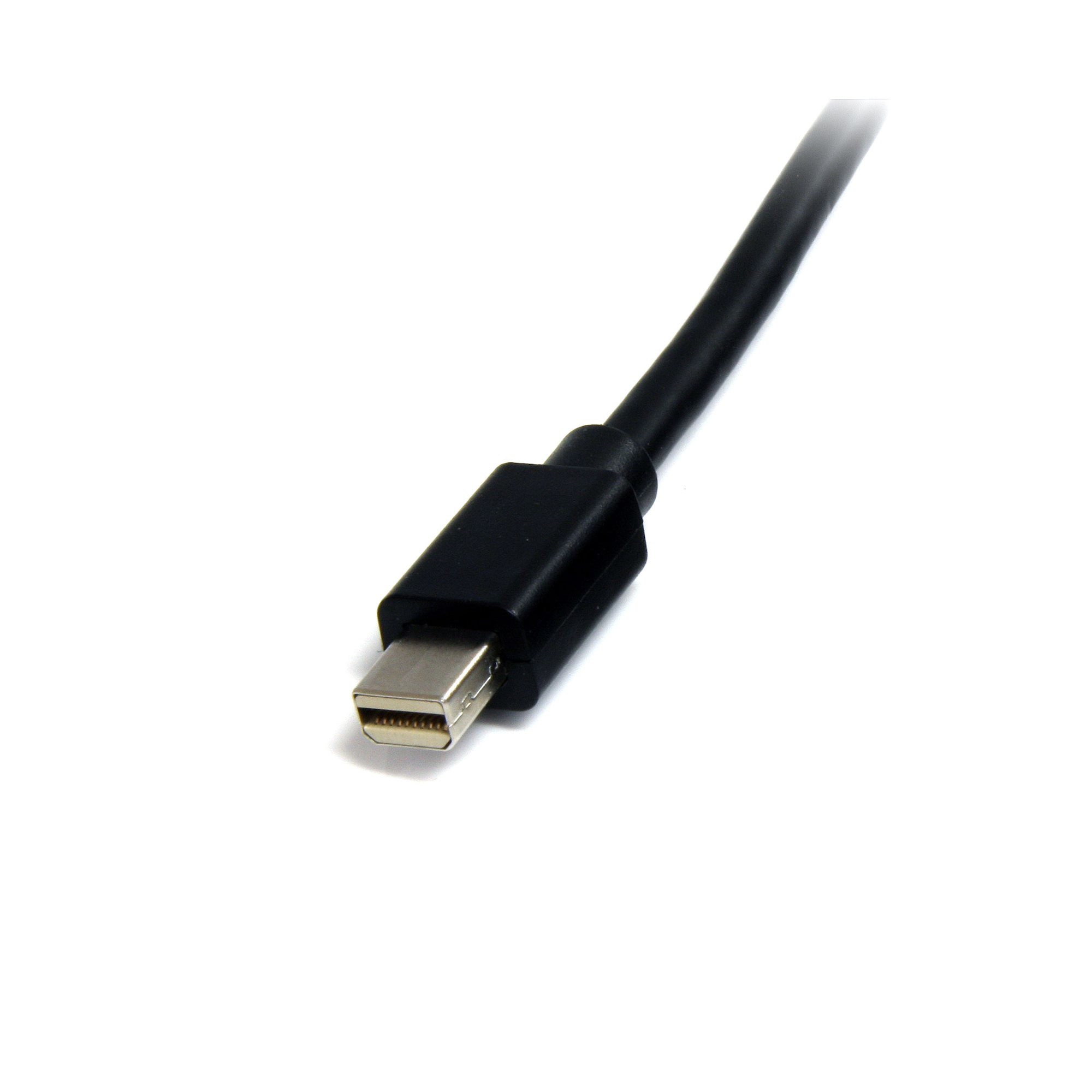 StarTech.com 1m Mini DisplayPort Kabel 1.2 - MiniDP 4k zu MDP - Stecker/Stecker - Schwarz - DisplayPort-Kabel - Mini DisplayPort (M)