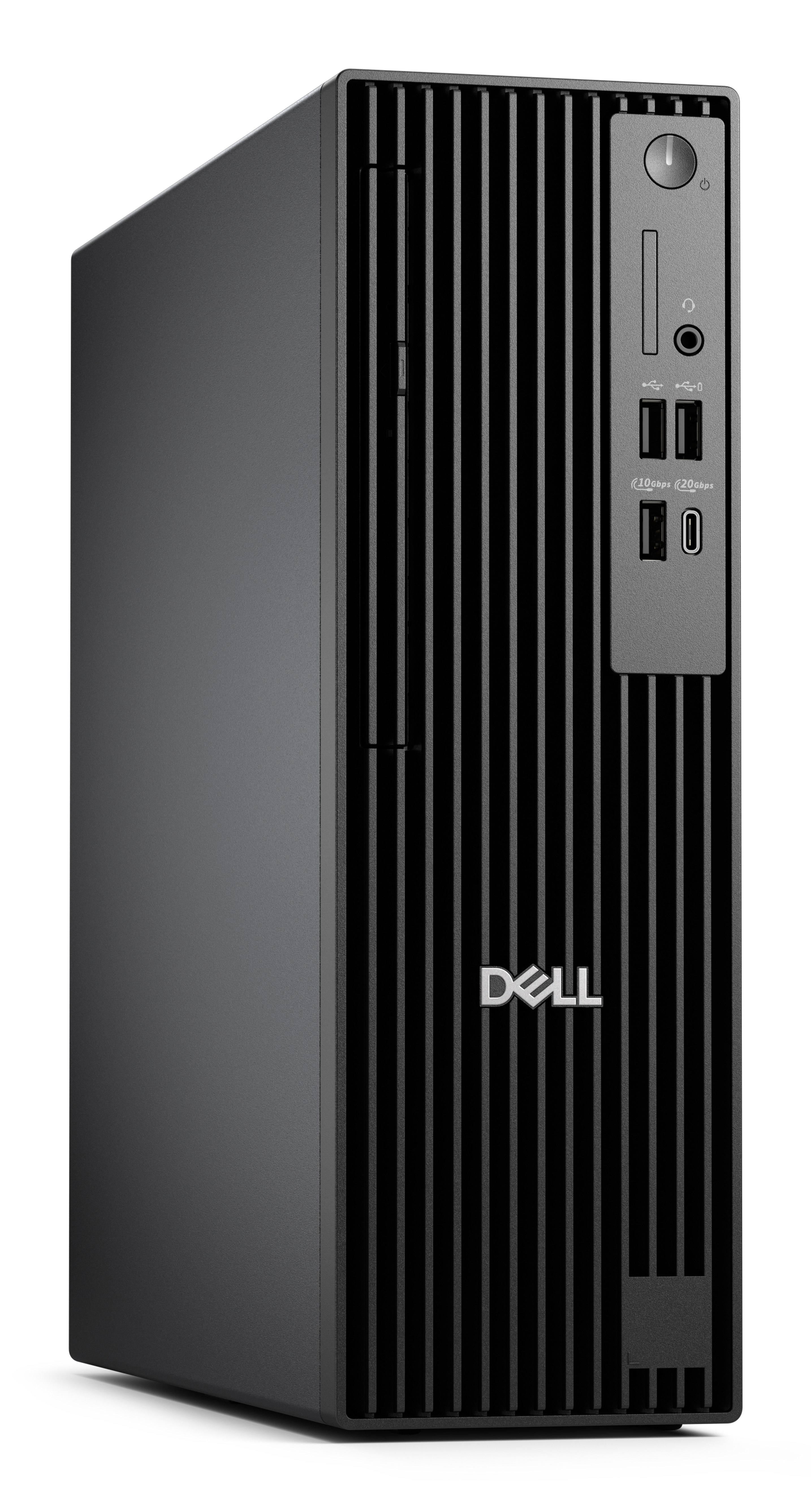 Dell Pro Slim Plus QBS1250 - Slim Desktop - Core Ultra 5 235 / 3.4 GHz - RAM 16 GB - SSD 512 GB - NVMe, TLC - Intel Graphics - 1GbE, Wi-Fi 6E, Bluetooth - WLAN: 802.11a/b/g/n/ac/ax (Wi-Fi 6E)
