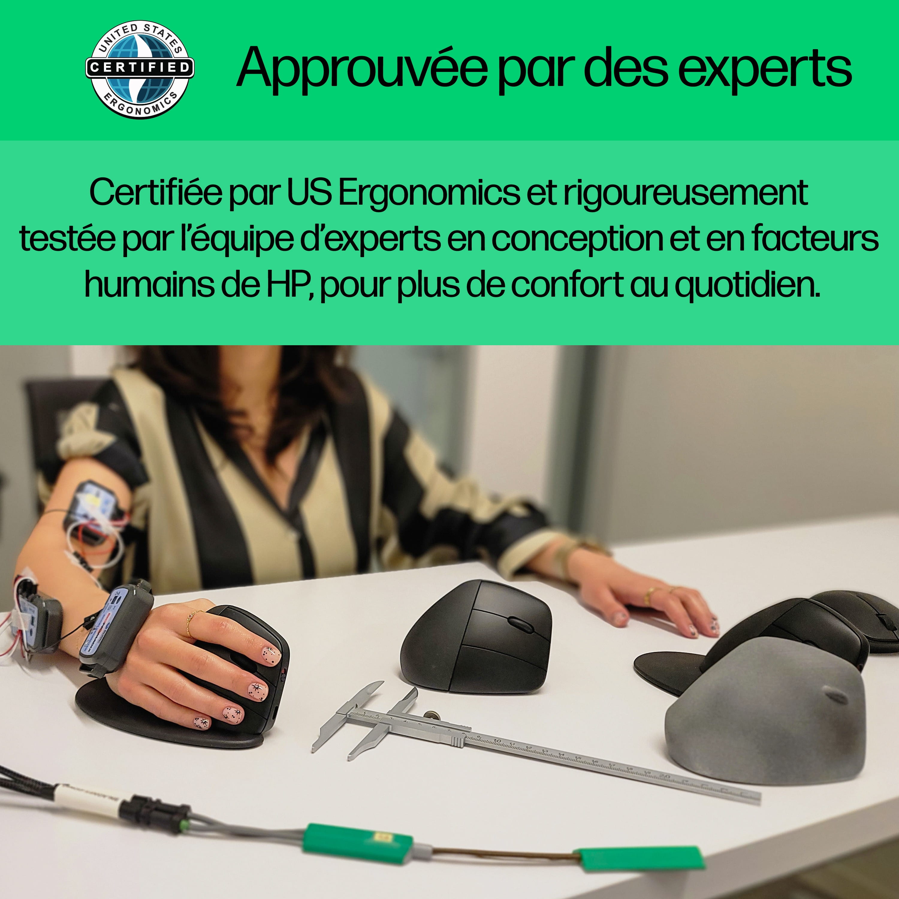 HP 920 - Vertikale Maus - ergonomisch - 6 Tasten - kabellos - 2.4 GHz, Bluetooth 5.3 - kabelloser Empfänger (USB) HP 920 - Vertikale Maus - ergonomisch - 6 Tasten - kabellos - 2.4 GHz, Bluetooth 5.3 - kabelloser Empfänger (USB)