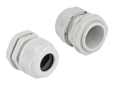 Delock Kabelverschraubung - Grau (Packung mit