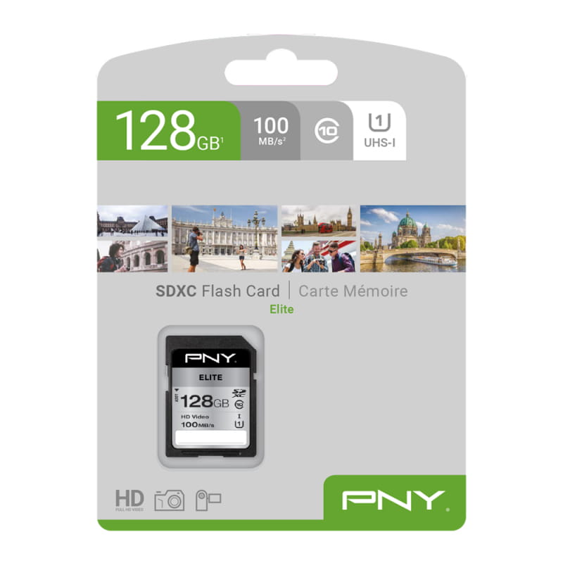 PNY Elite - Flash-Speicherkarte - 128 GB - UHS-I