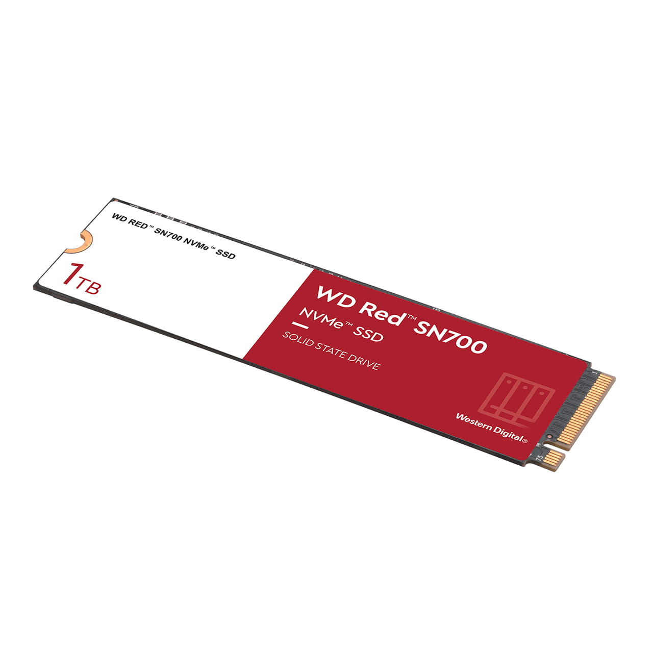 WD Red SN700 WDS100T1R0C-68BDK0 - SSD - 1 TB - intern - M.2 2280 - PCIe 3.0 x4 (NVMe)