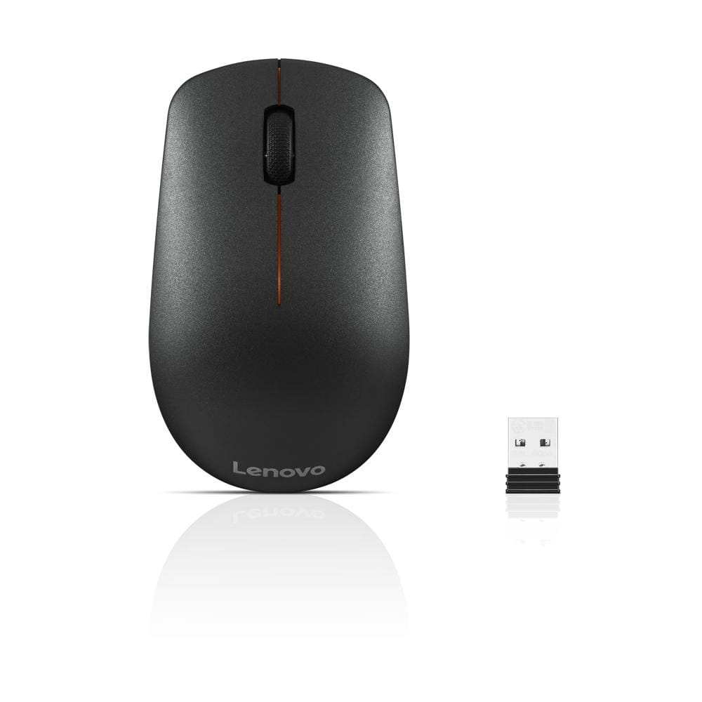 Lenovo 400 - Maus - rechts- und linkshändig - optisch - 3 Tasten - kabellos - 2.4 GHz - kabelloser Empfänger (USB)