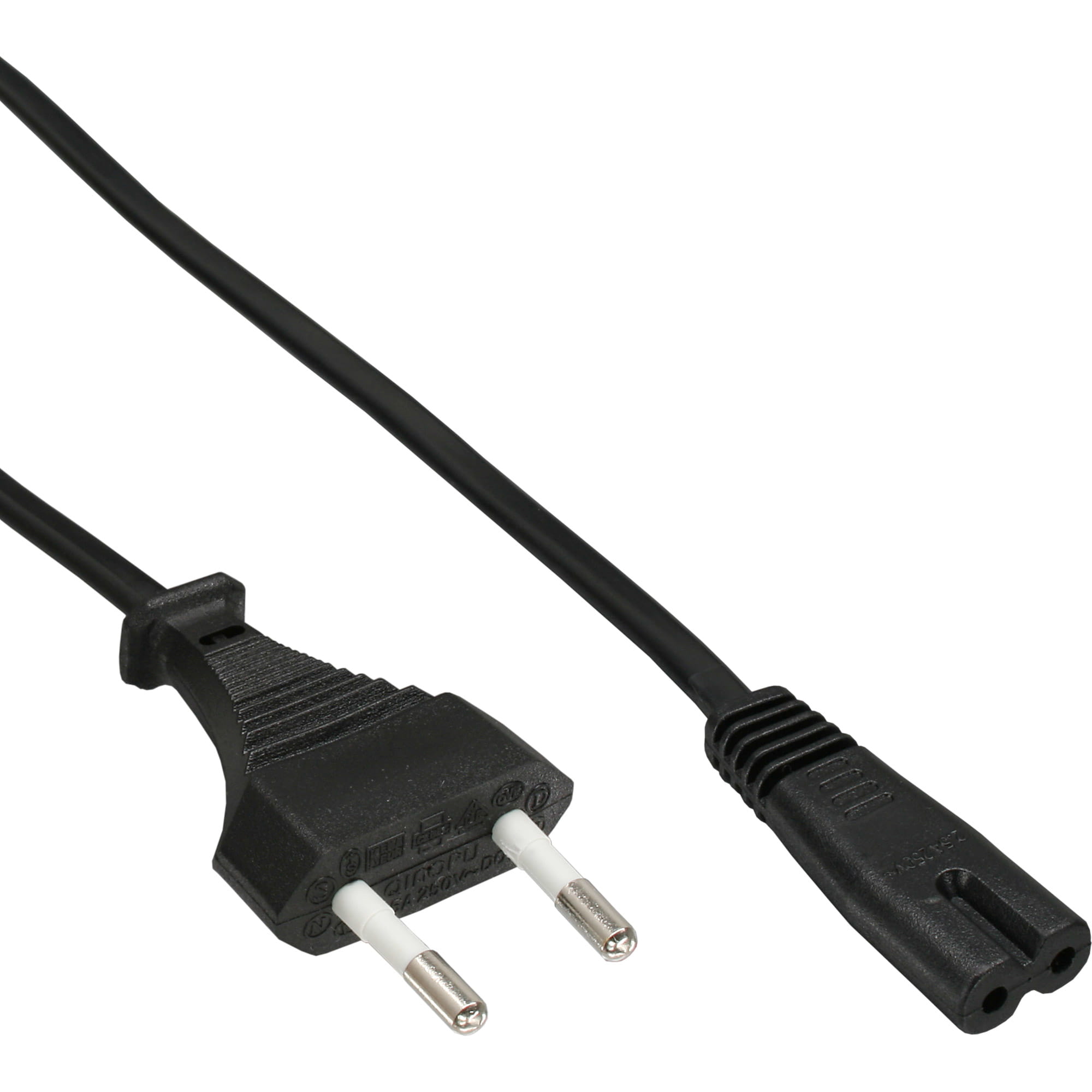 InLine Netzkabel - Netzstecker auf Euro 8 C7 Stecker - 1,08m InLine Netzkabel - Netzstecker auf Euro 8 C7 Stecker - 1,08m