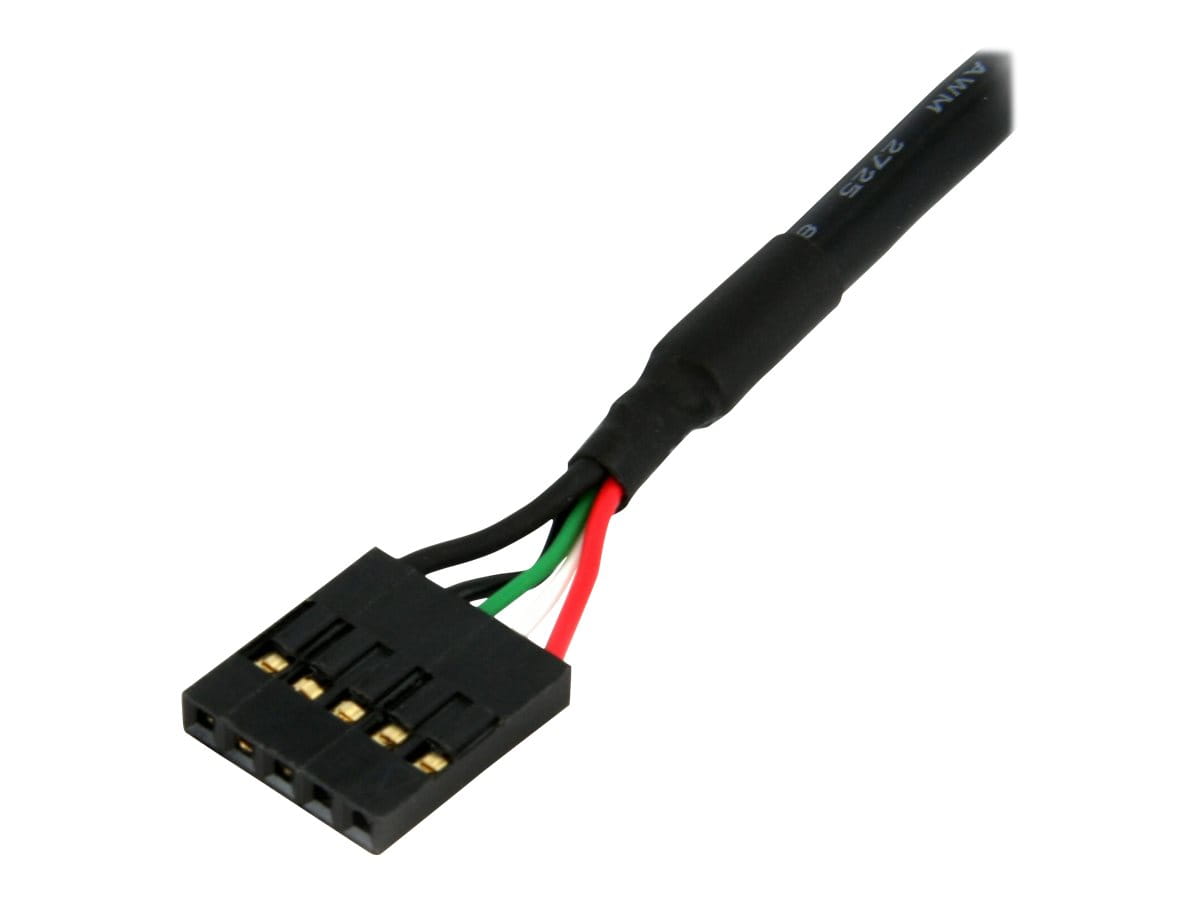 StarTech.com 5pin Internes USB Kabel, 2x Stiftbuchse - 30 cm USB 2.0 IDC Kabel für Mainboard anschluss - Erweiterungs Kabel zur verbindung von interner Mainboard Header und Front Panel (USBINT5PIN12)