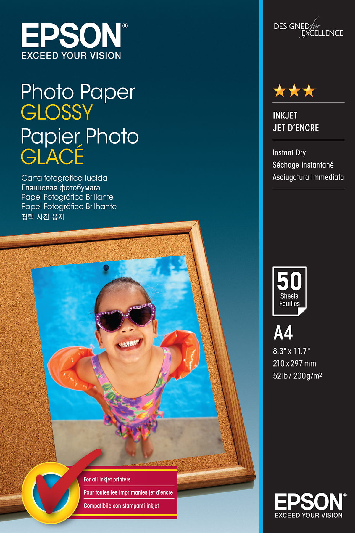 Epson Glänzend - A4 (210 x 297 mm) - 200 g/m²