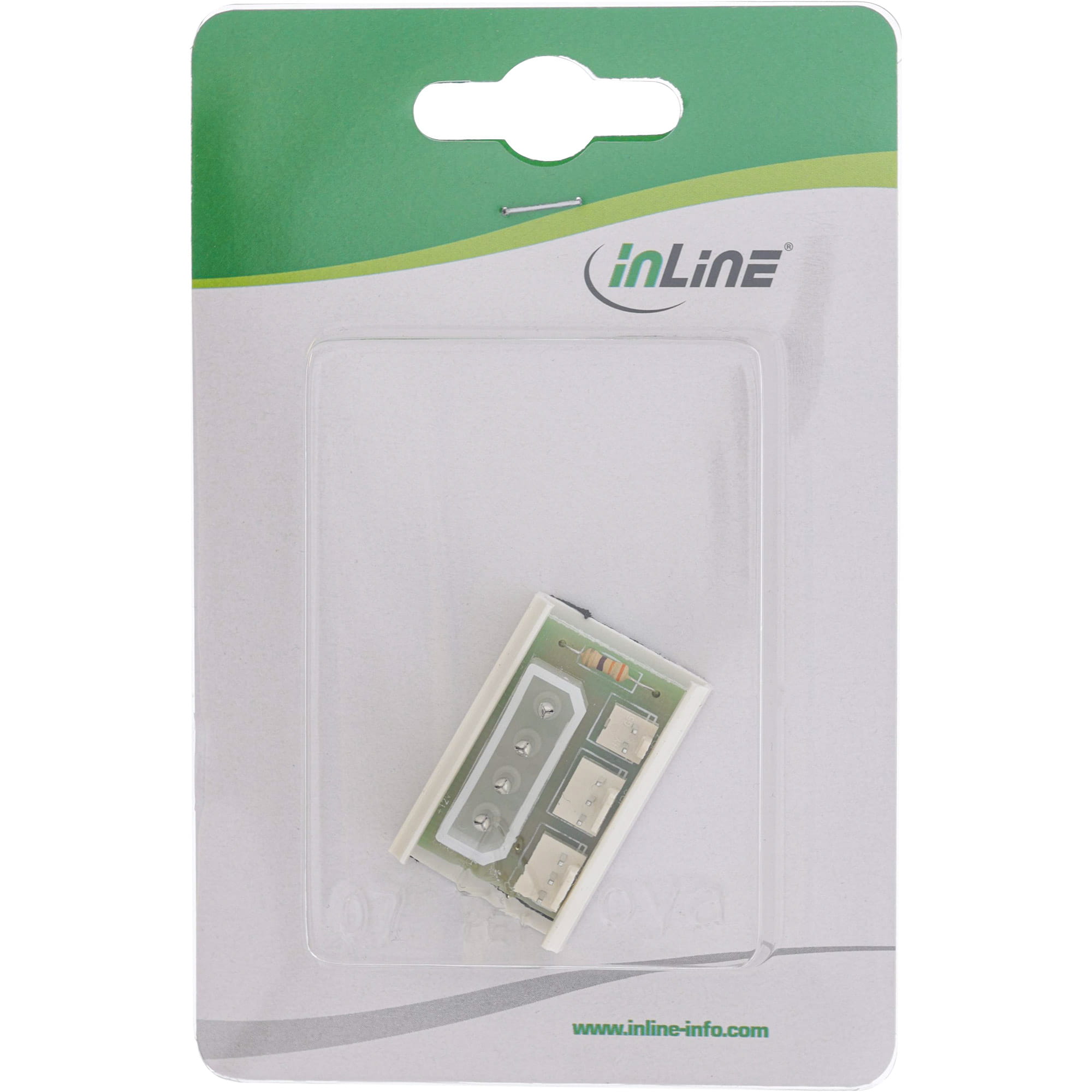 InLine Lüfter Power Adapterplatine - 1x 13,34cm (5,25") zu 2x Lüfter
