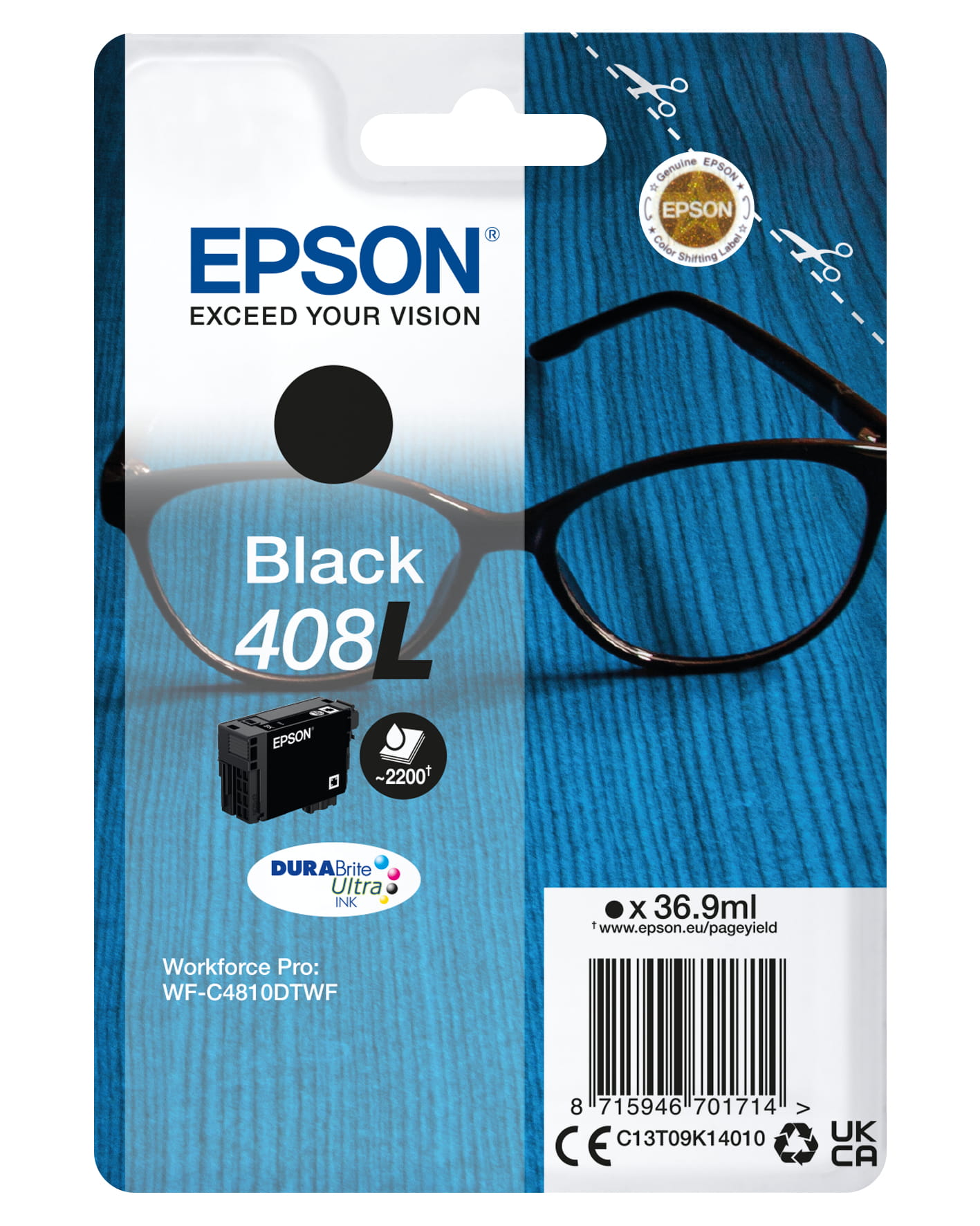 Epson 408L - 36.9 ml - Extrahohe Kapazität