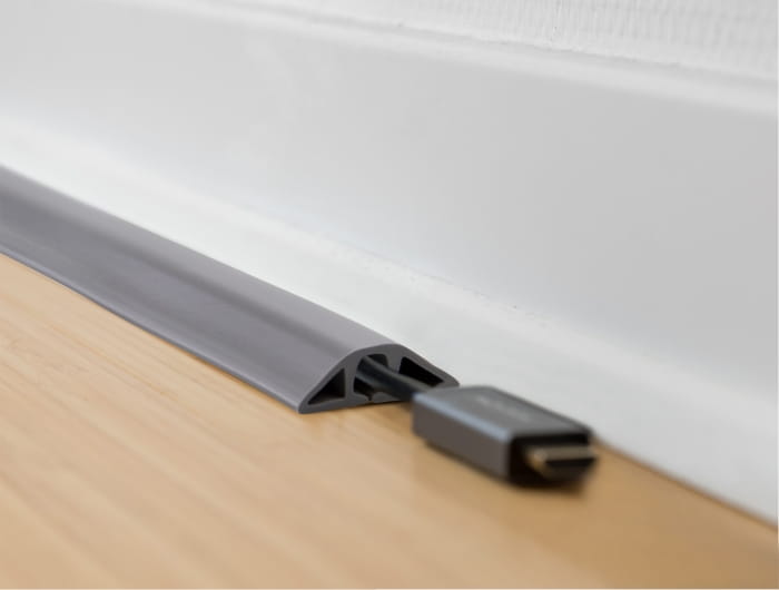 Delock Kabelkanal - flexibel, 50 x 13 mm - Boden montierbar