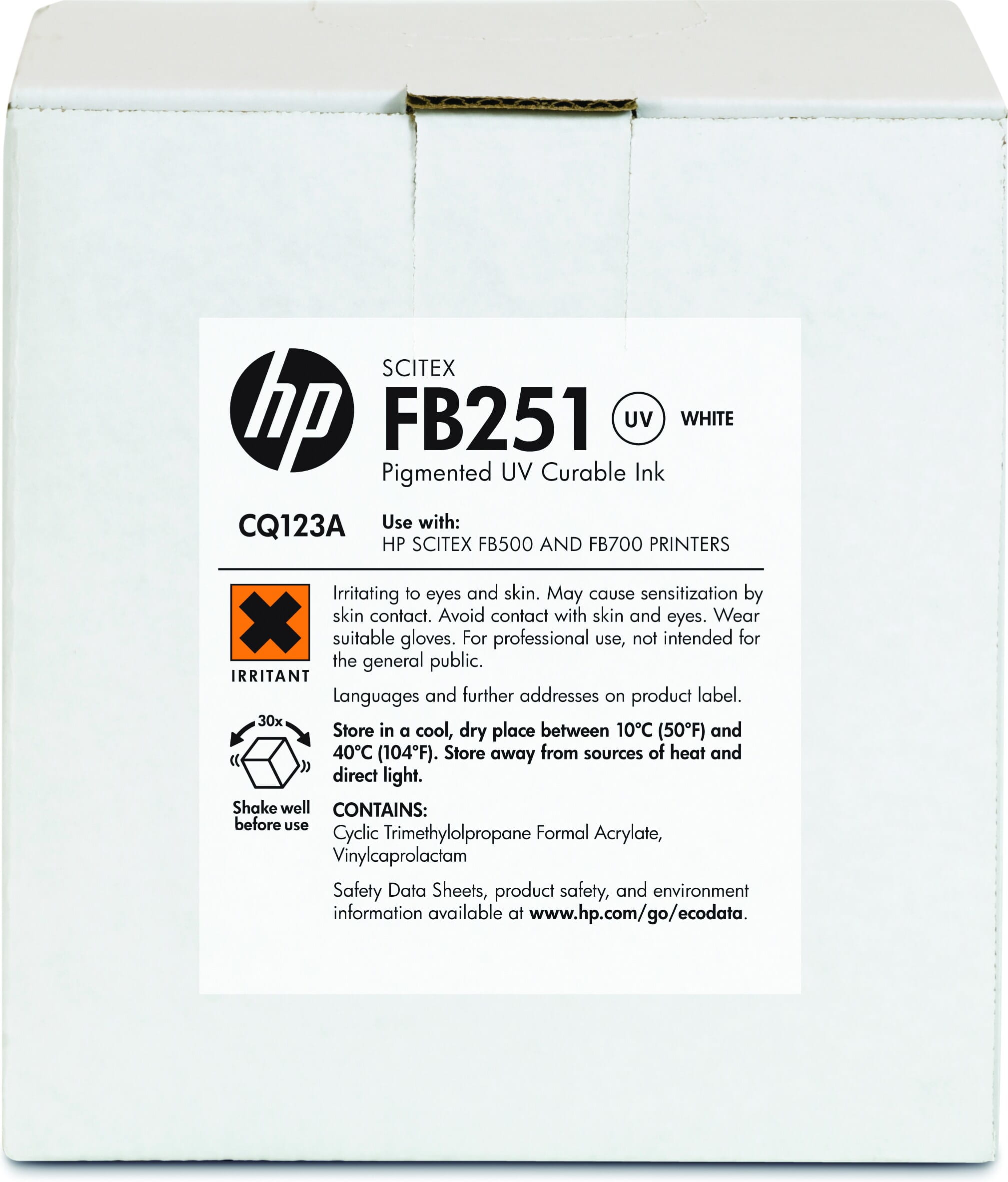 HP FB251 - 2 L - mit hoher Kapazität - weiß -
