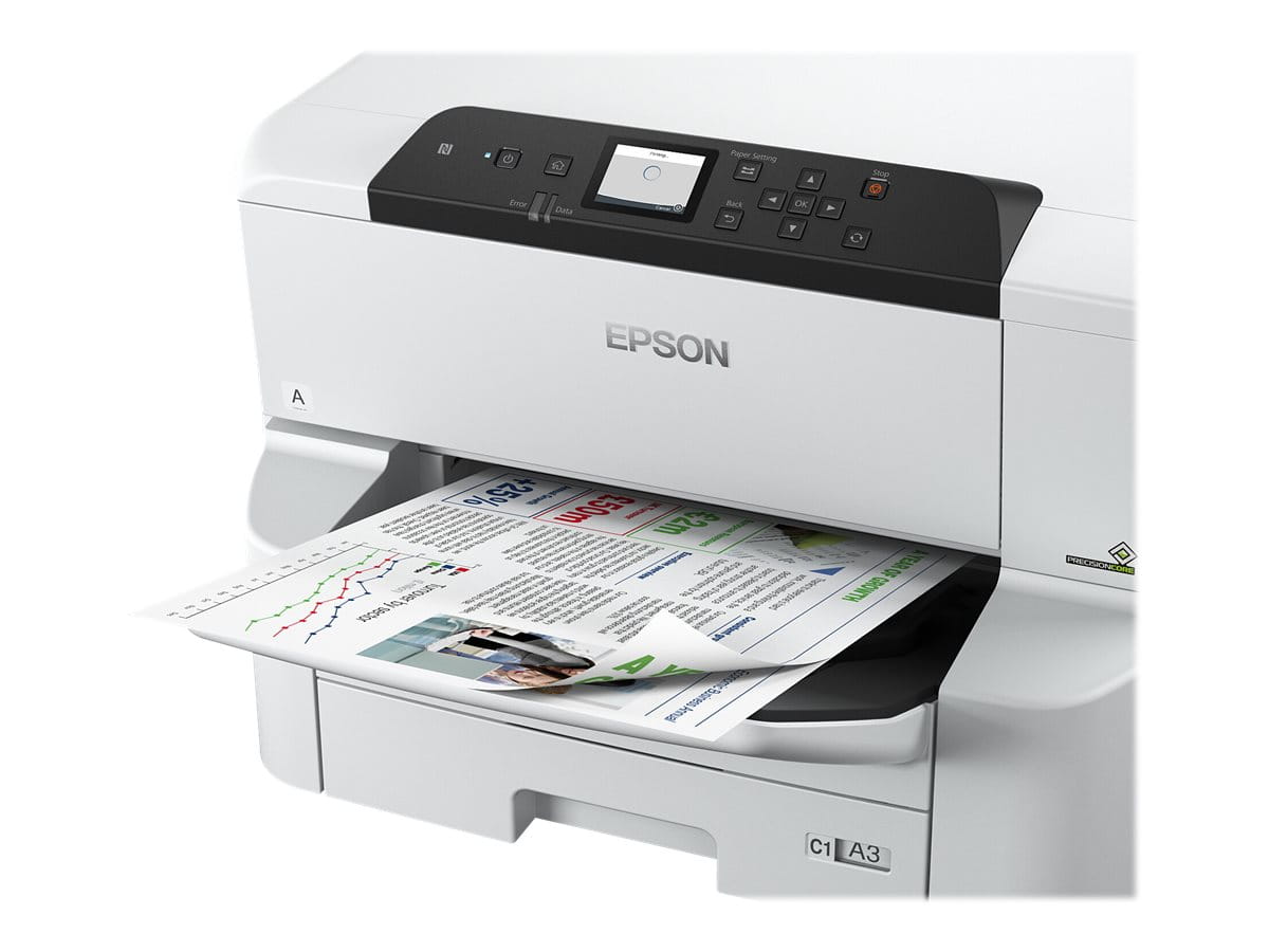 Epson WorkForce Pro WF-C8190D3TWC - Drucker - Farbe - Duplex - Tintenstrahl - A3 - 4800 x 1200 dpi - bis zu 35 Seiten/Min. (einfarbig)/