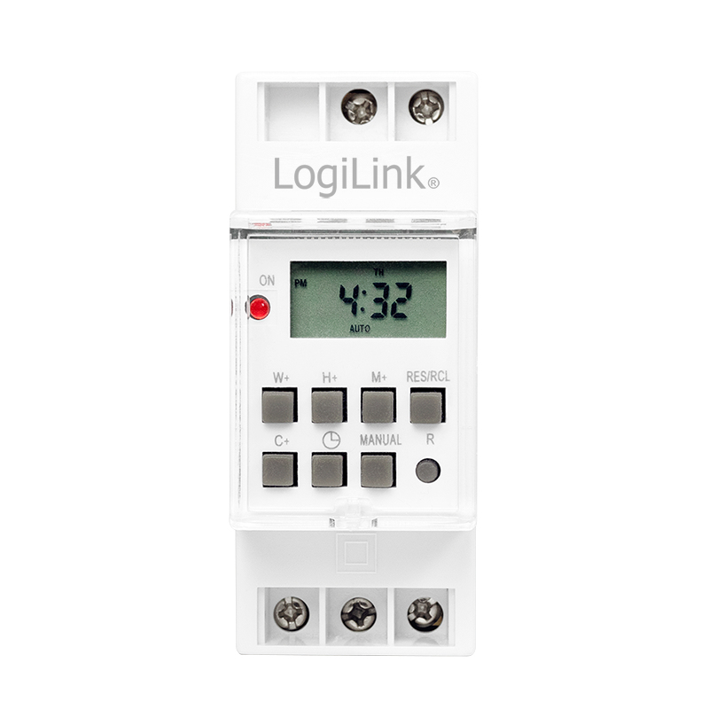 LogiLink Automatischer Netzschalter (DIN-Schienenmontage