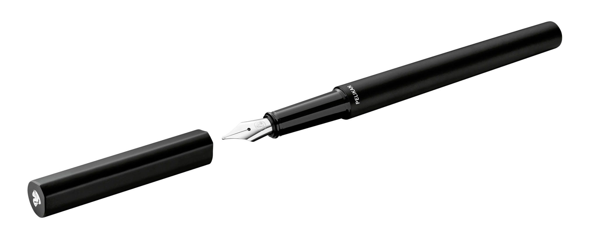 Pelikan 823593, Schwarz, Kartuschenfüllsystem, Blau, Edelstahl, Medium, 1 Stück(e)
