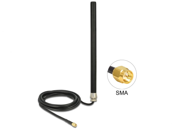 Delock Antenne - Stange - Mobiltelefon, Wi-Fi, Bluetooth
