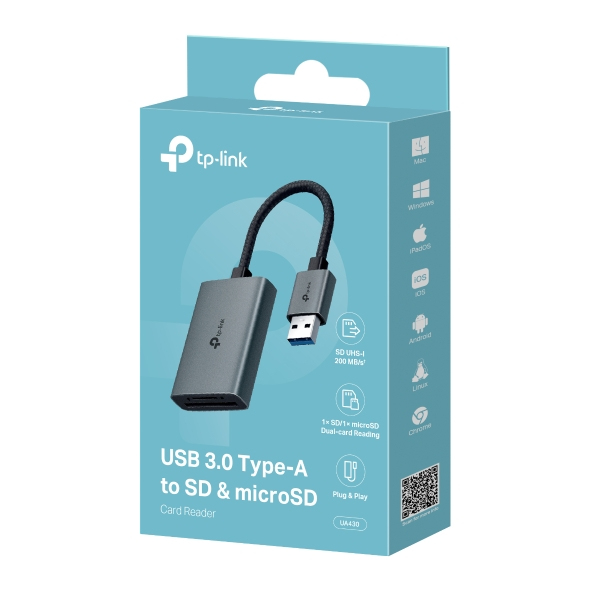 TP-LINK UC430 V1 - Hub - 3 x SuperSpeed USB 3.0 + 1 x USB-C (Stromdurchsatz)