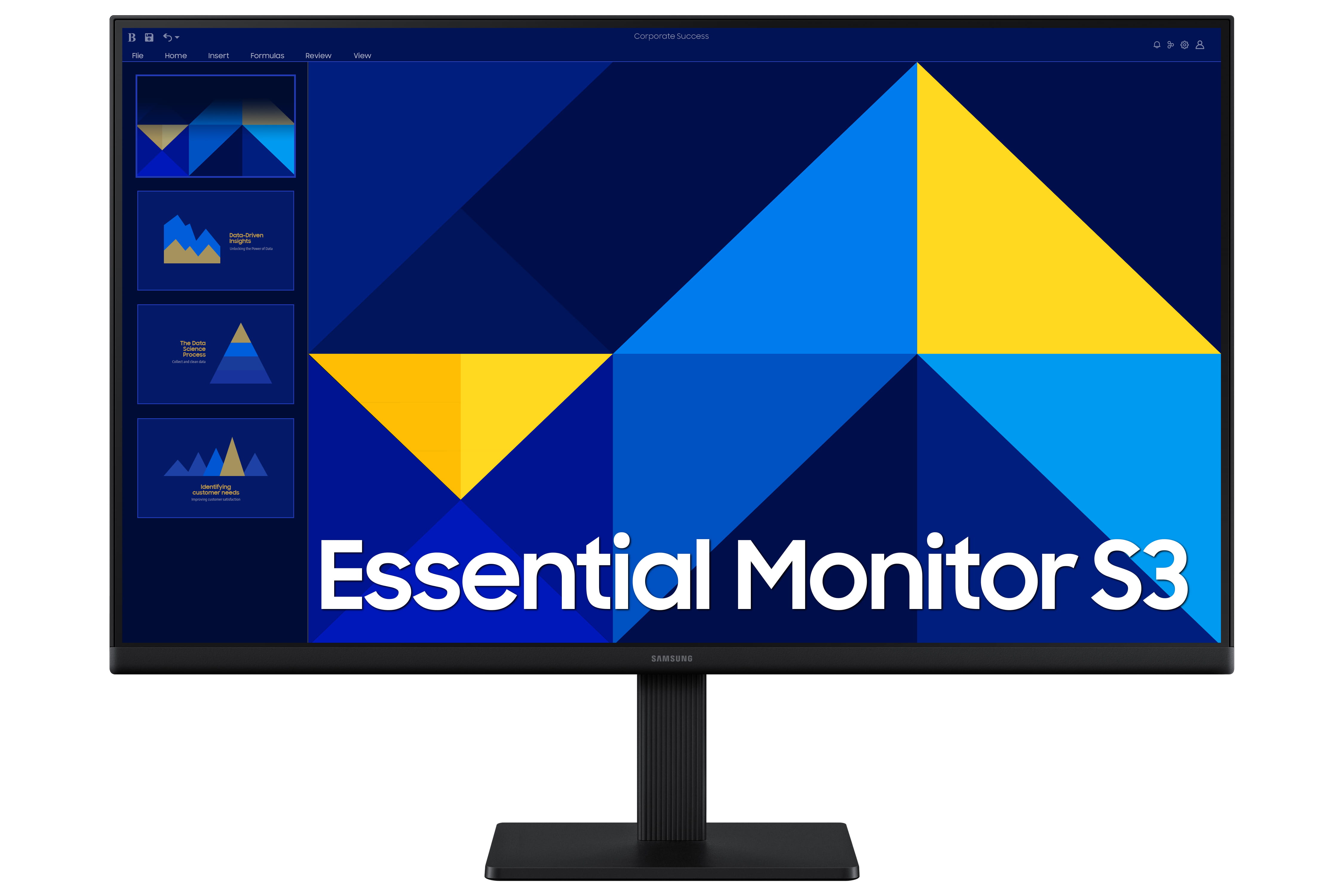 Samsung Essential S3 S27D302GAU - S30GD Series - LED-Monitor - 68.6 cm (27")
