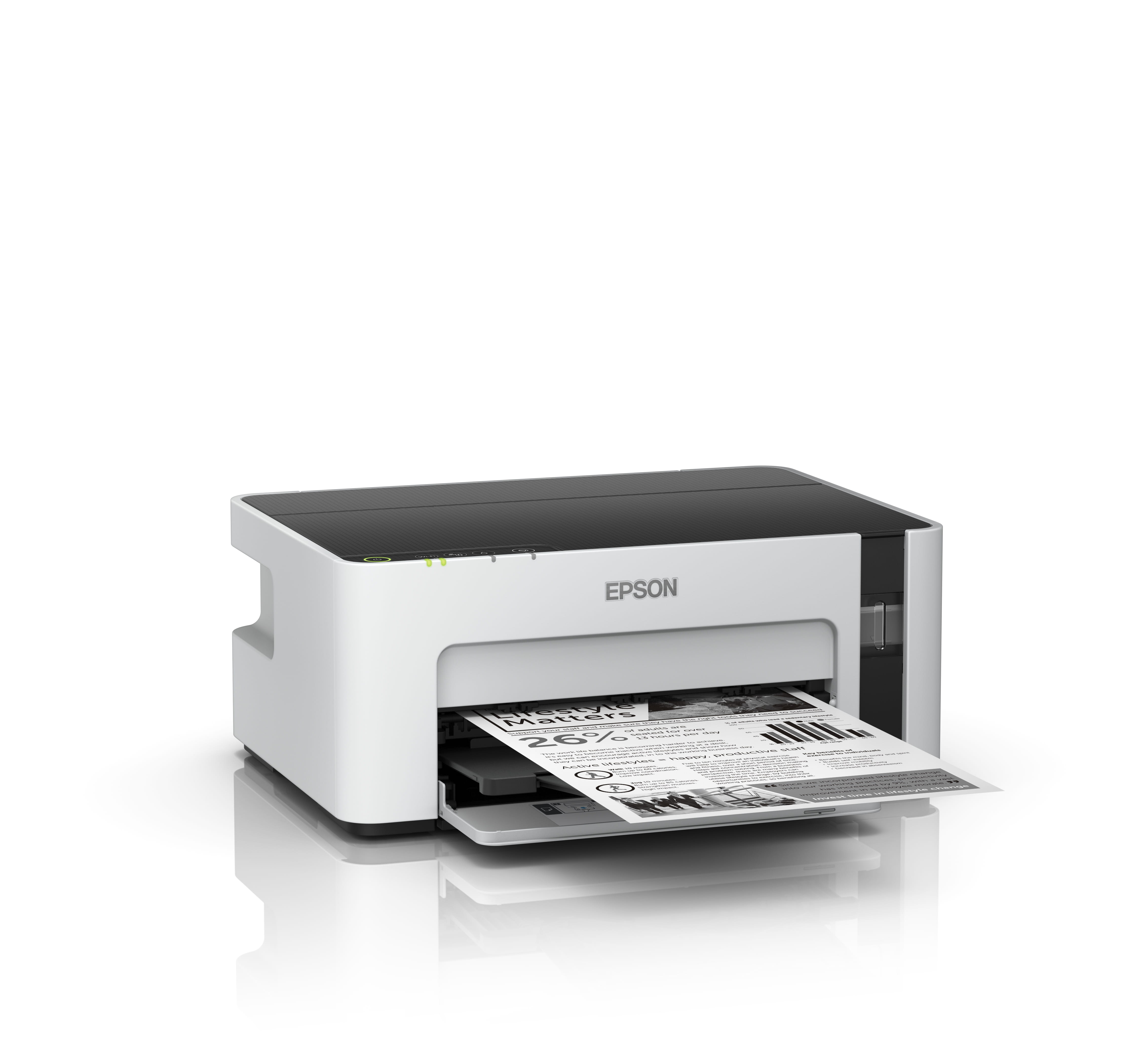 Epson EcoTank ET-M1120, 1440 x 720 DPI, A4, 15000 Seiten pro Monat, 32 Seiten pro Minute, Schwarz, Grau