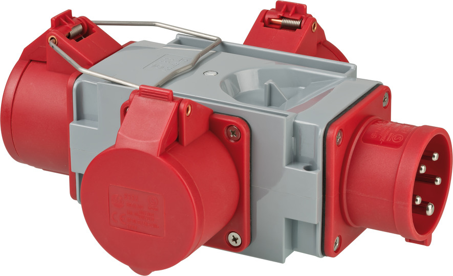 Brennenstuhl 1081640, 400 V, 16 A, Grau, Rot, IP44, 185 mm, 230 mm